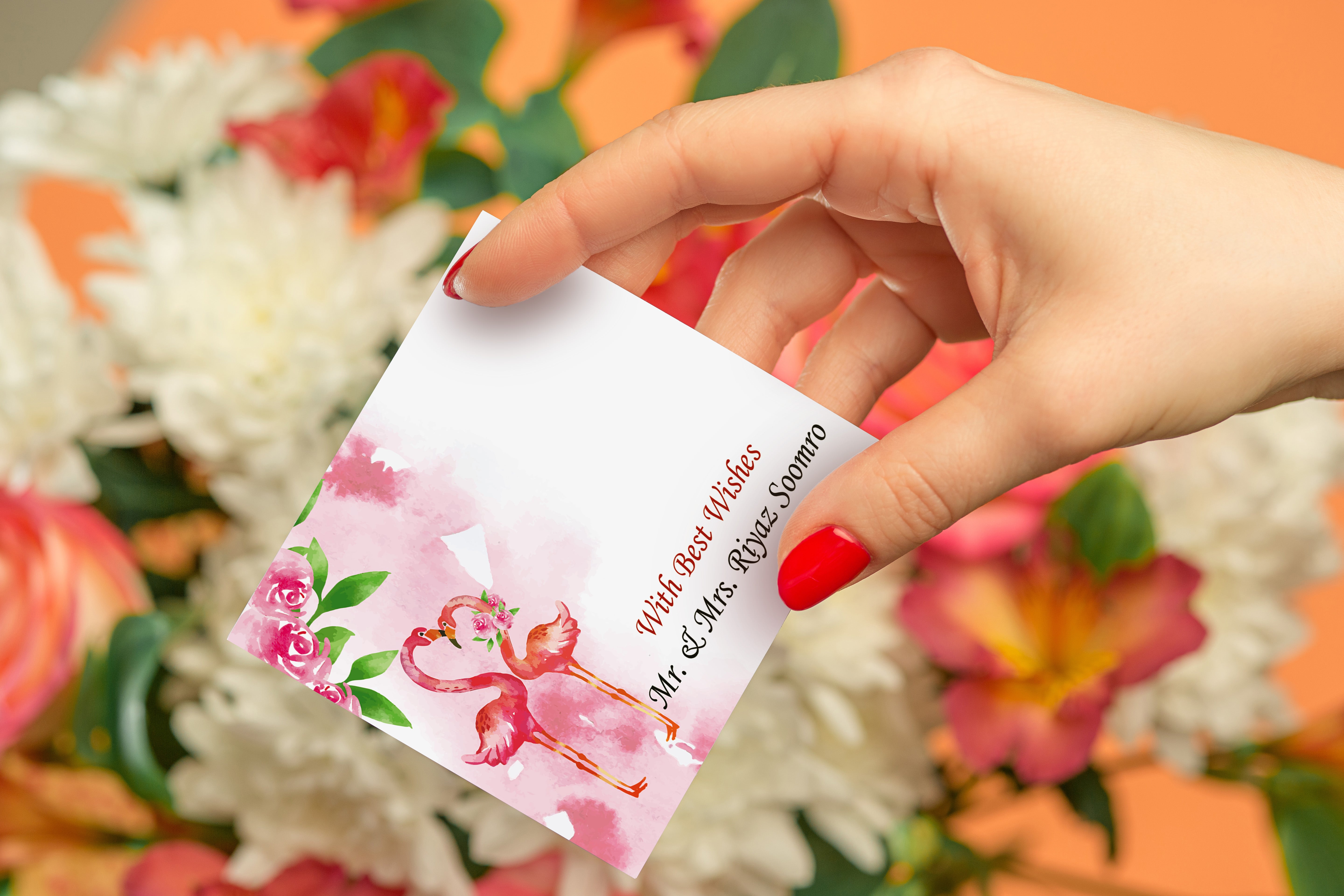 Swan Blossoms Gift Card