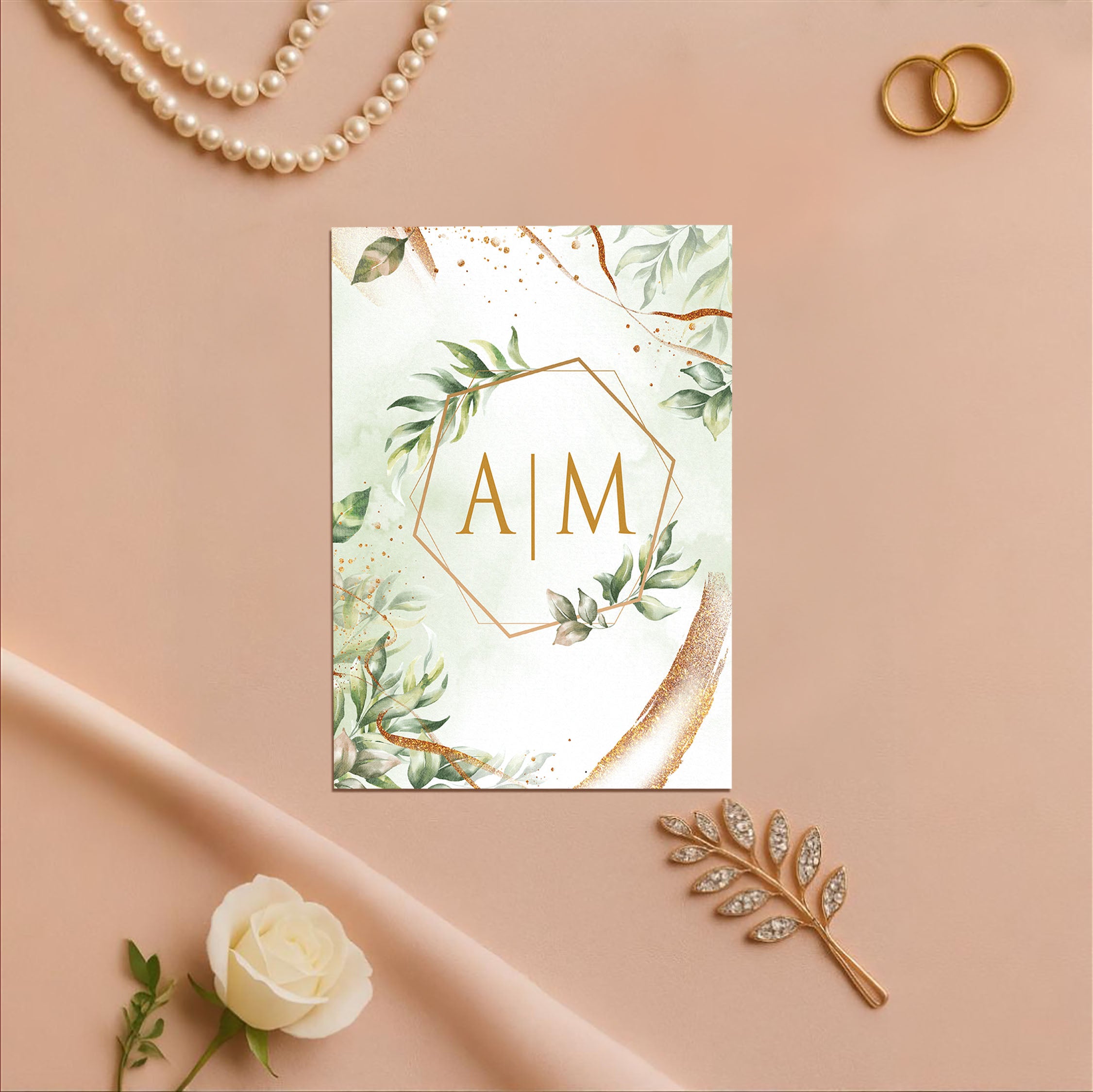 Garden Mist – Wedding Card