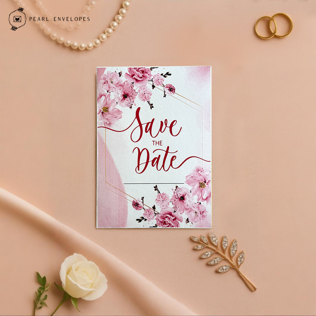 Pastel Petals – Wedding Card