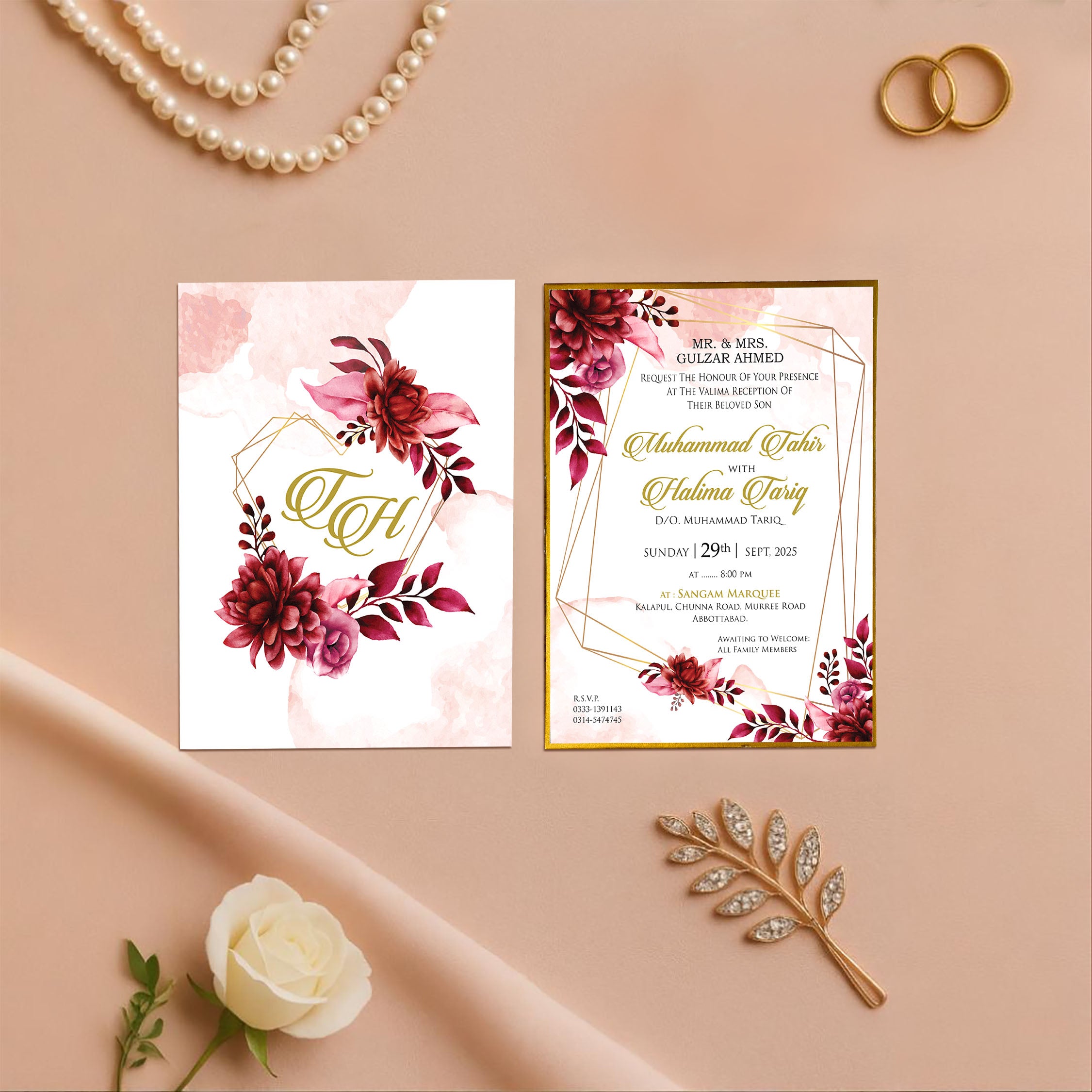 Sweet Meadow – Wedding Card
