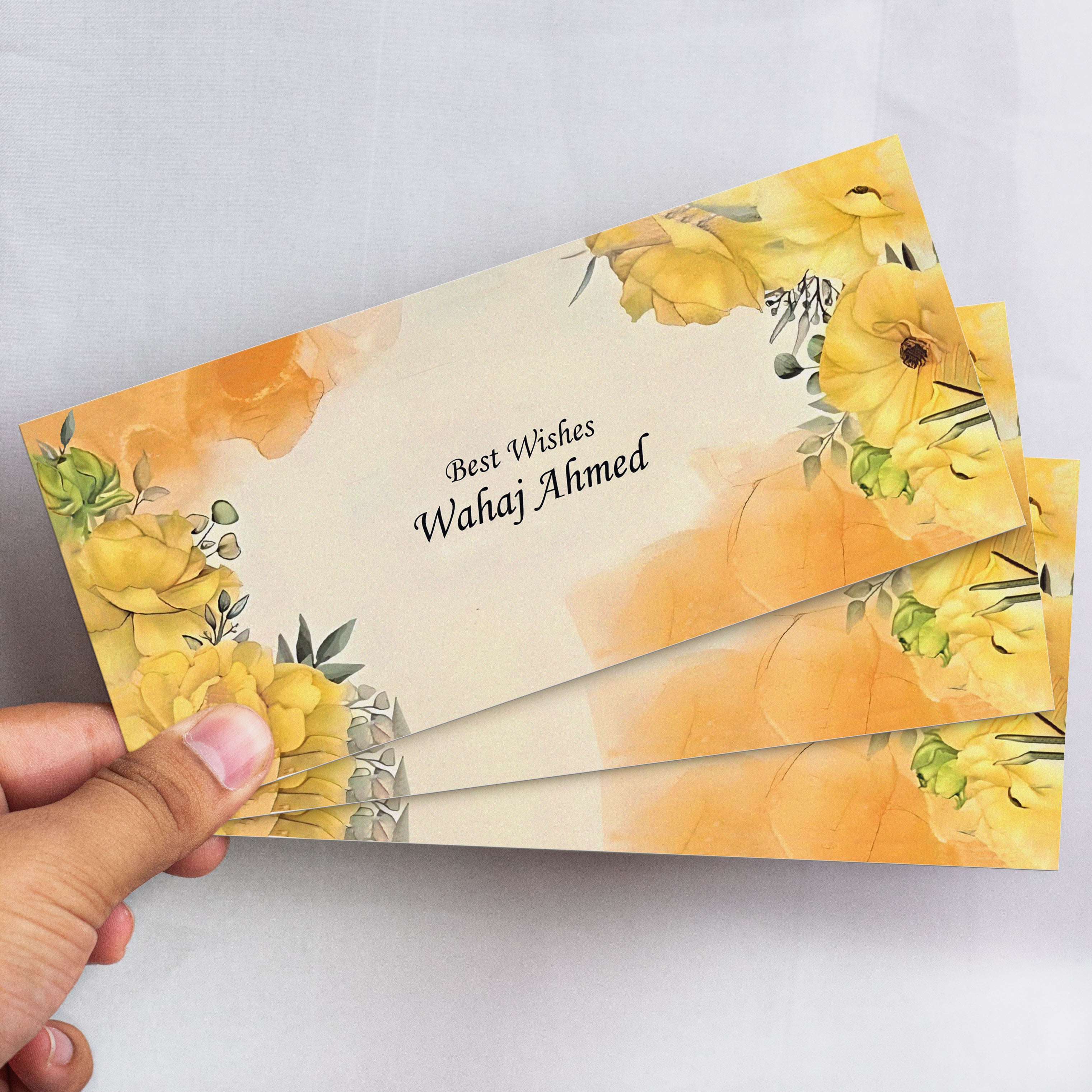 Floral Greetings Envelope