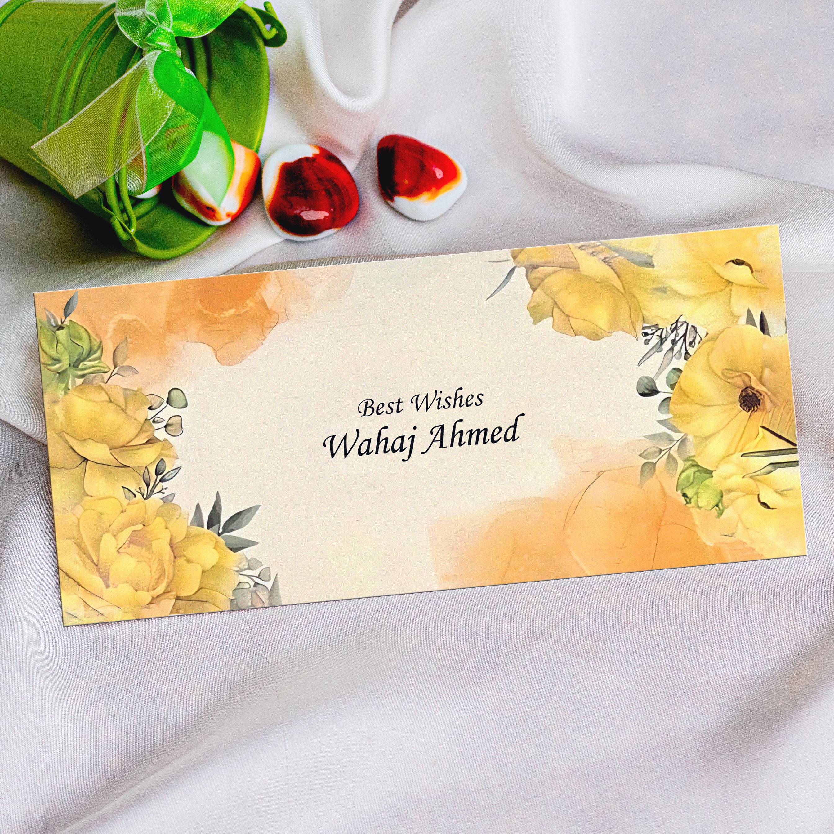 Floral Greetings Envelope