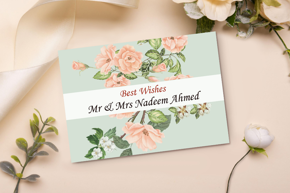 Peach Flower Gift Card