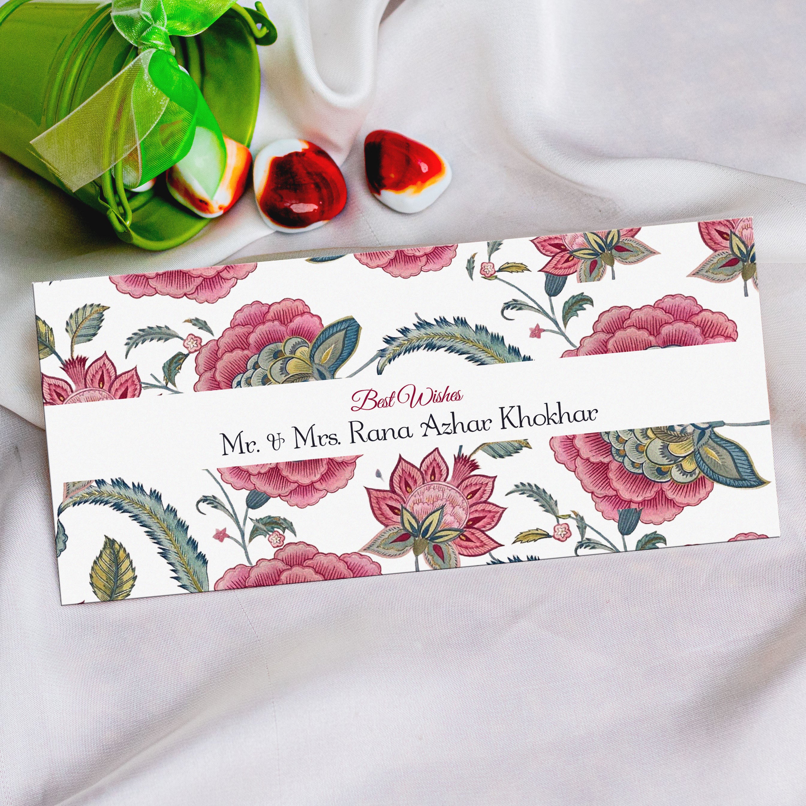 Enchanting Floral Best Wishes Envelope