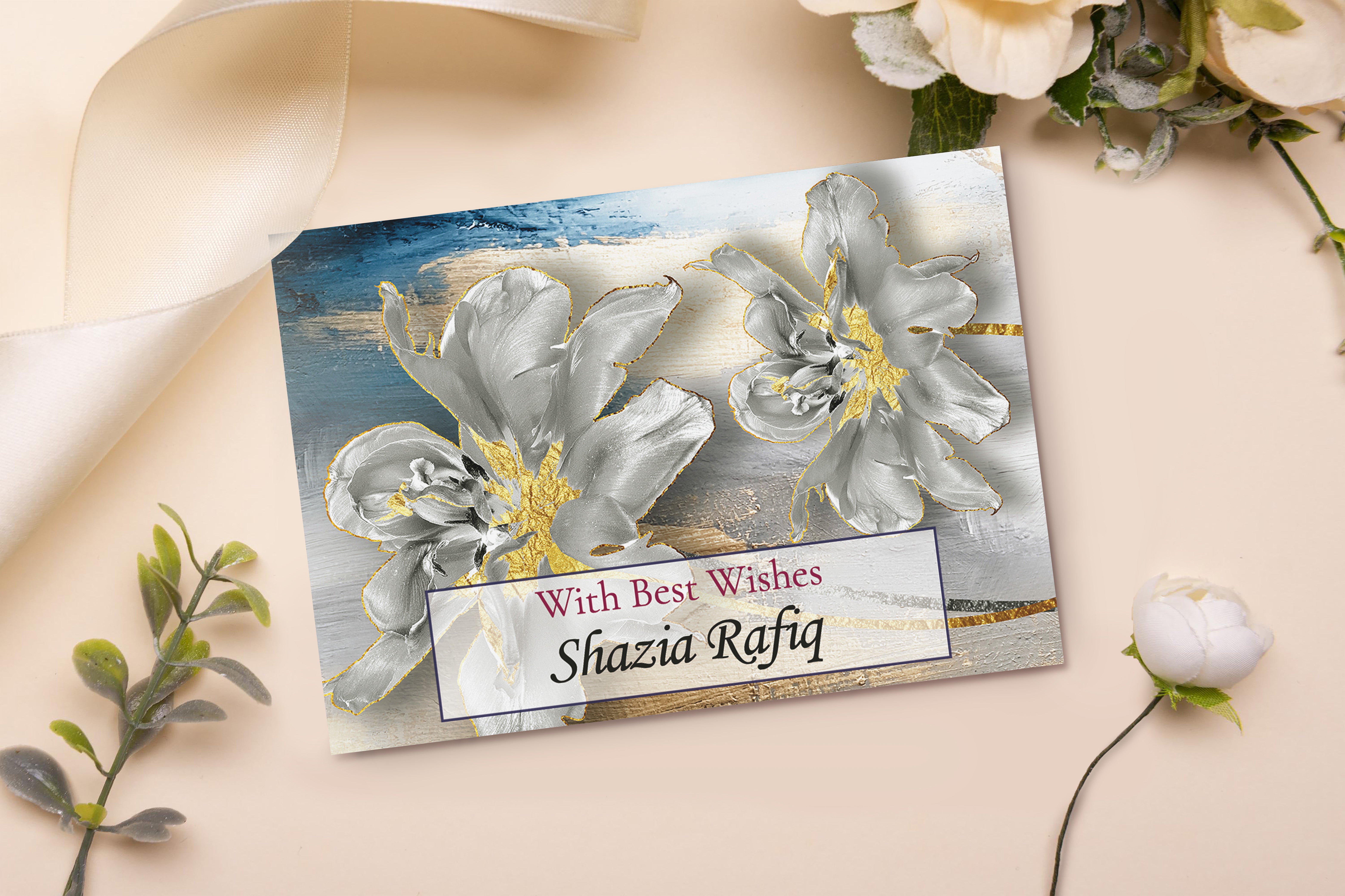 Silver Blooms Gift Card