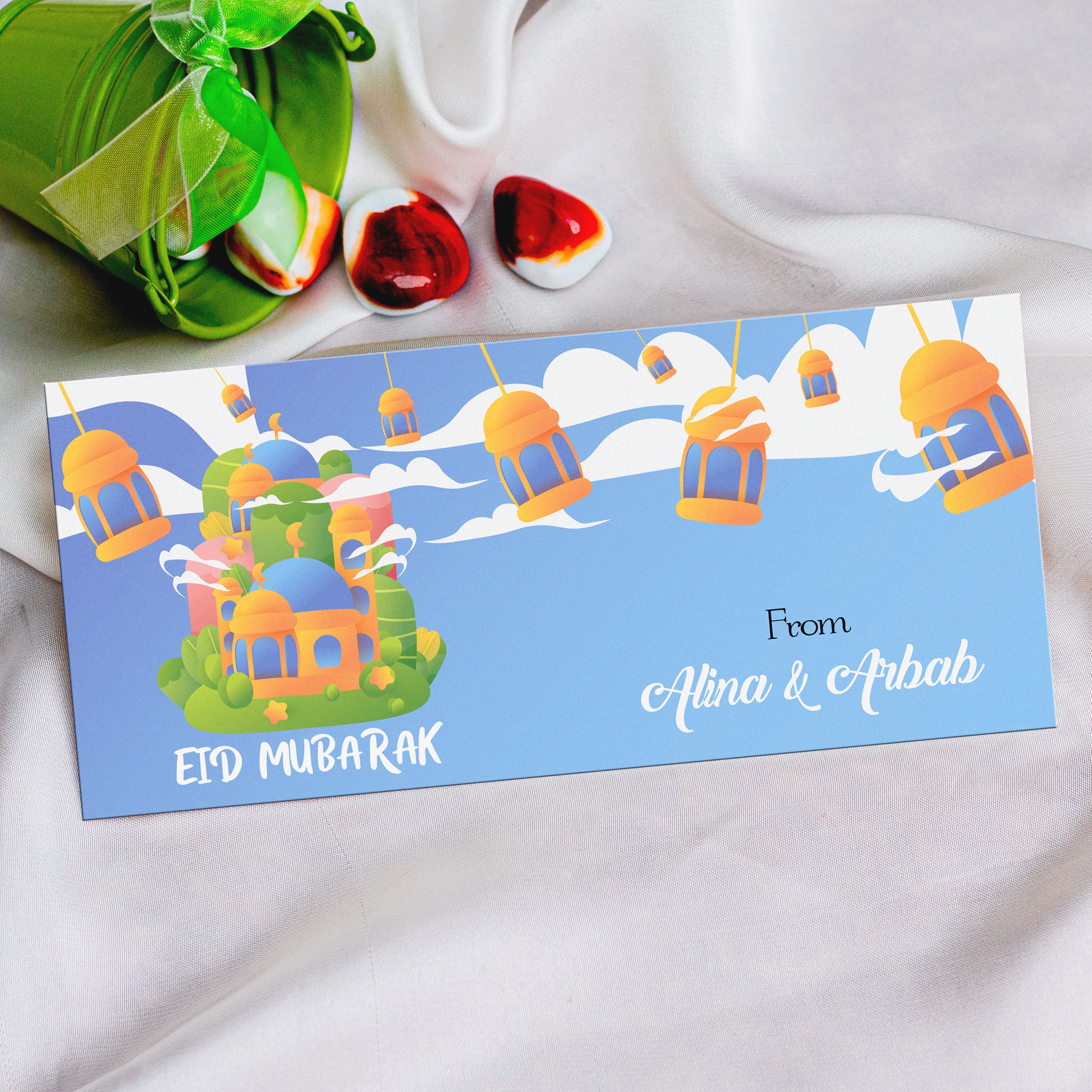 Sky Eid Mubarak Envelope