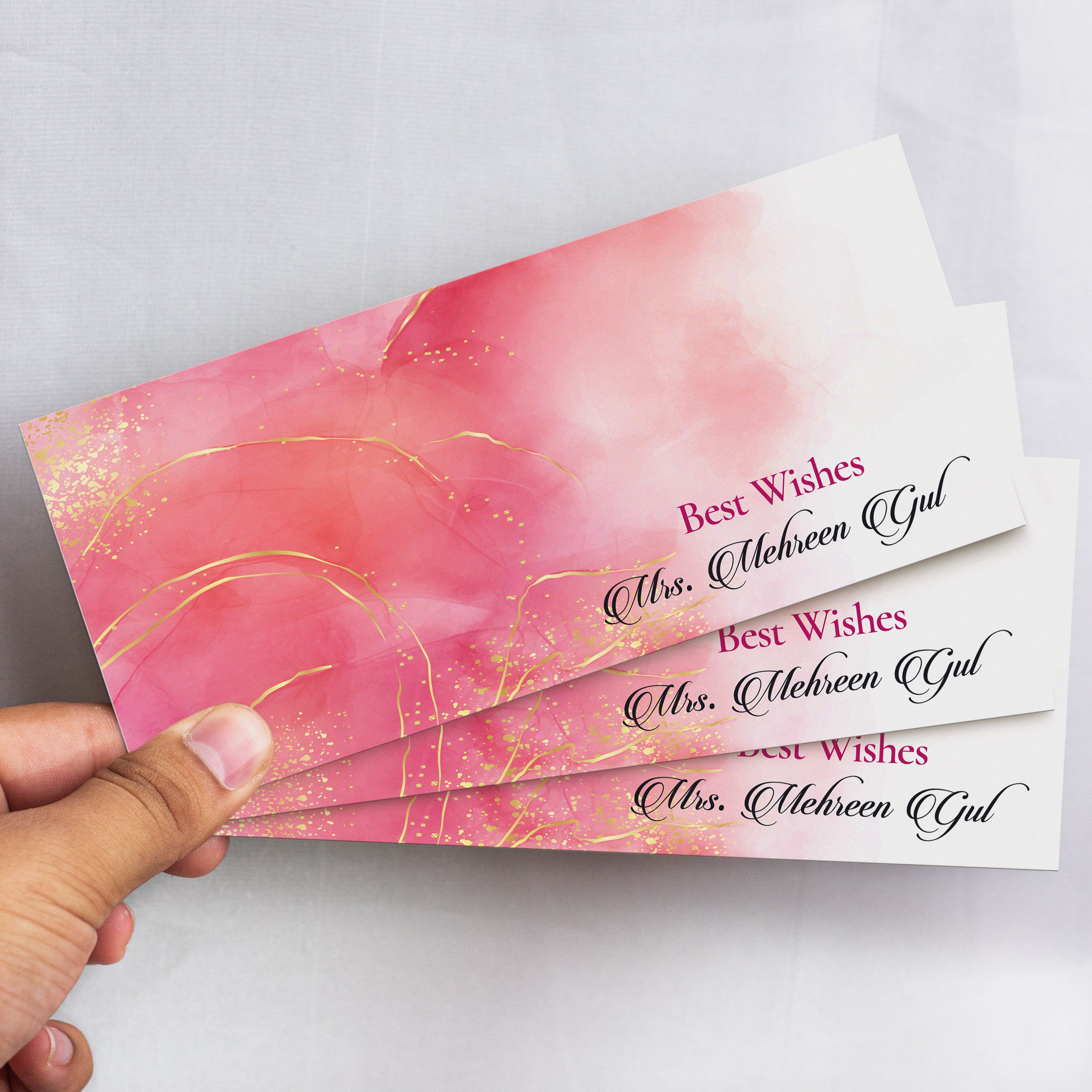 Pink Season Best Wishes Envelope