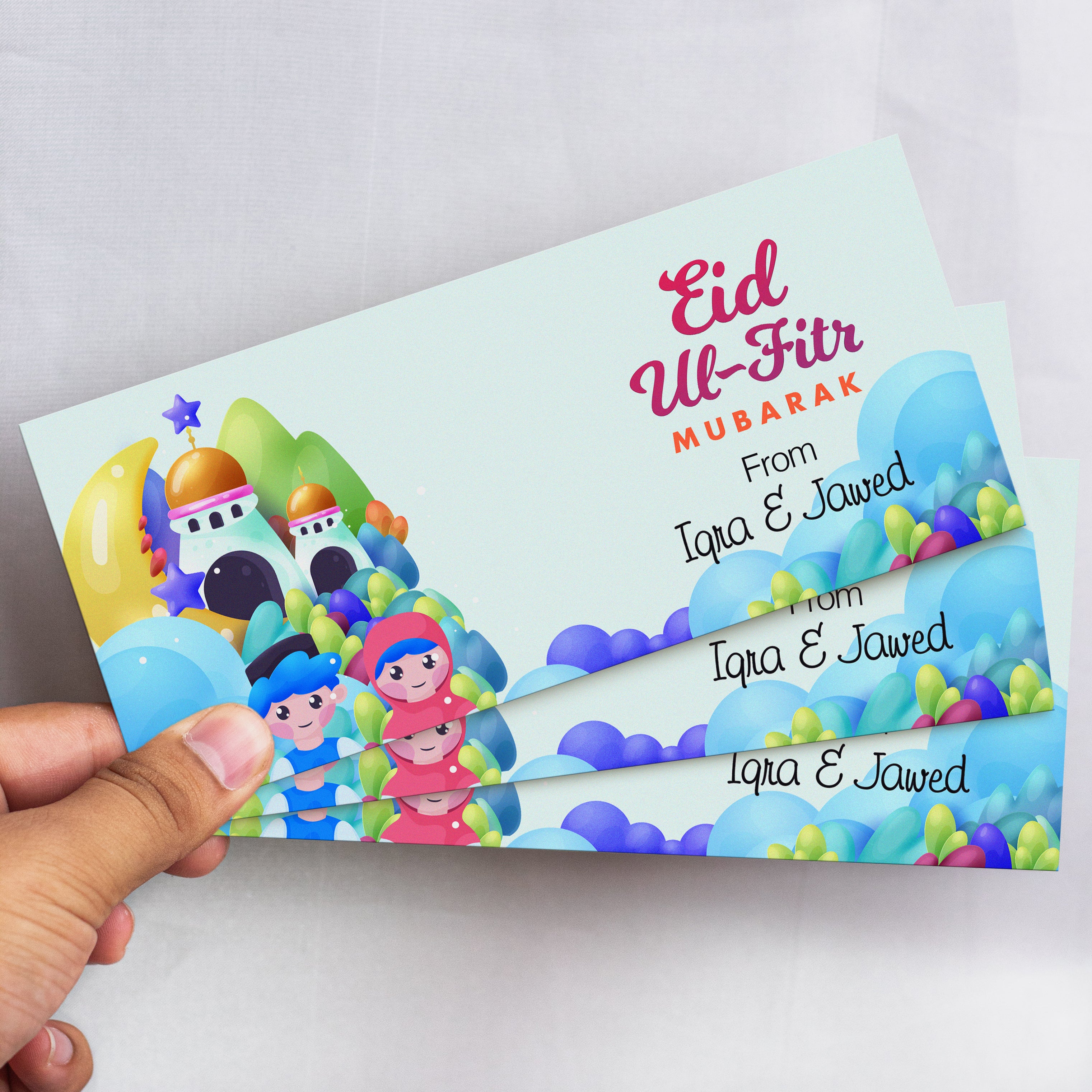 Eid Mubarak Printed Envelope For Kids