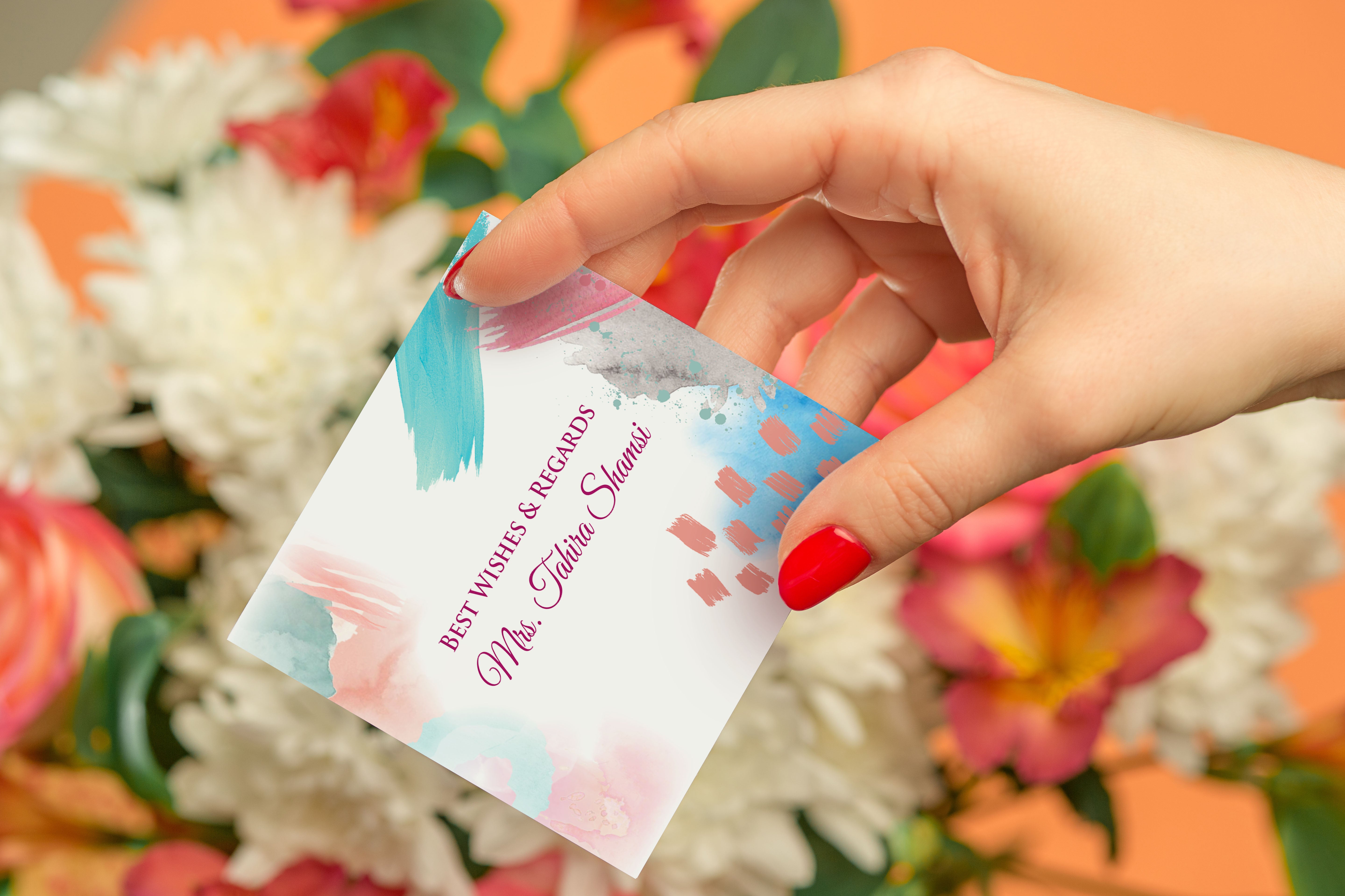 Watercolor Gift Card