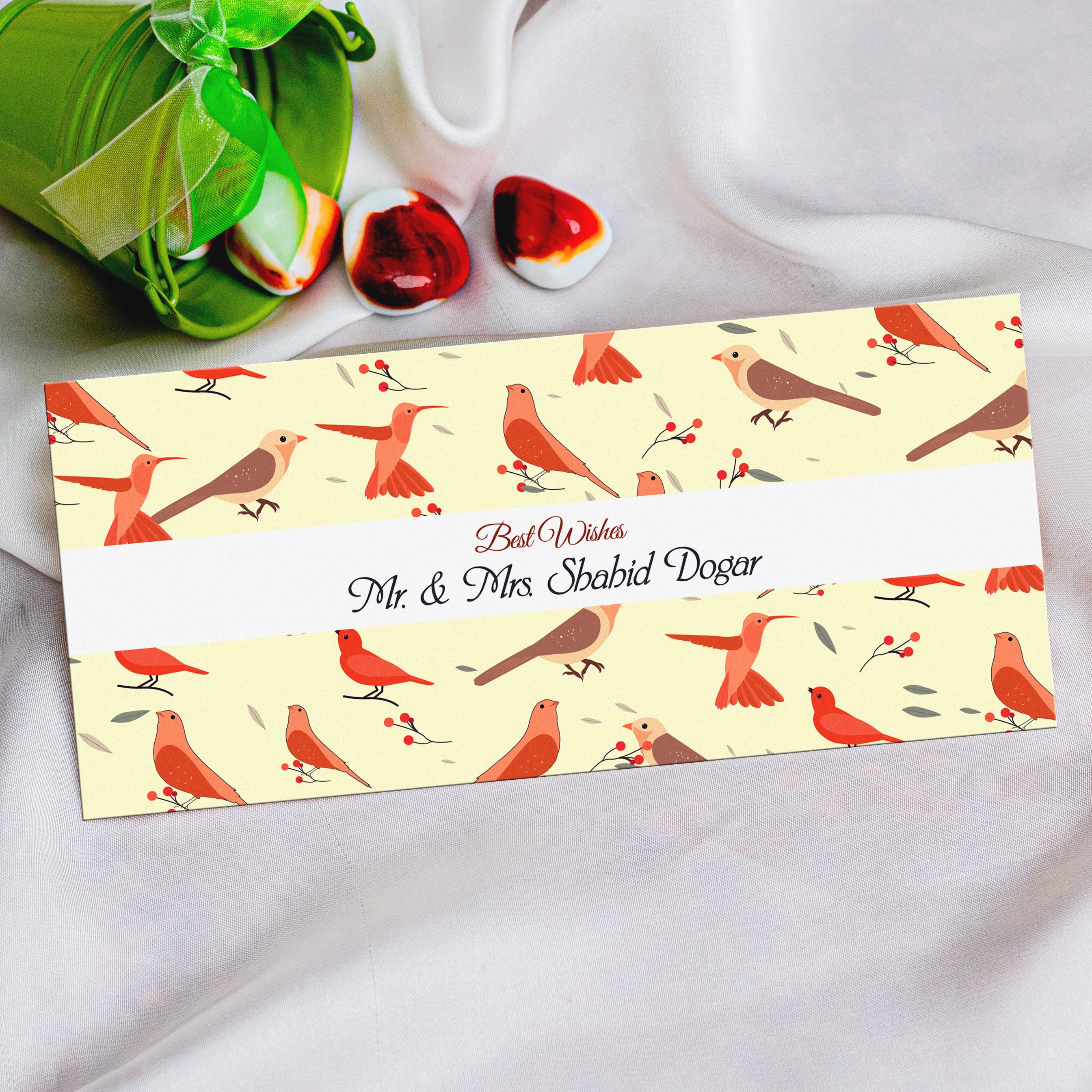 Sparrows Best Wishes Envelope