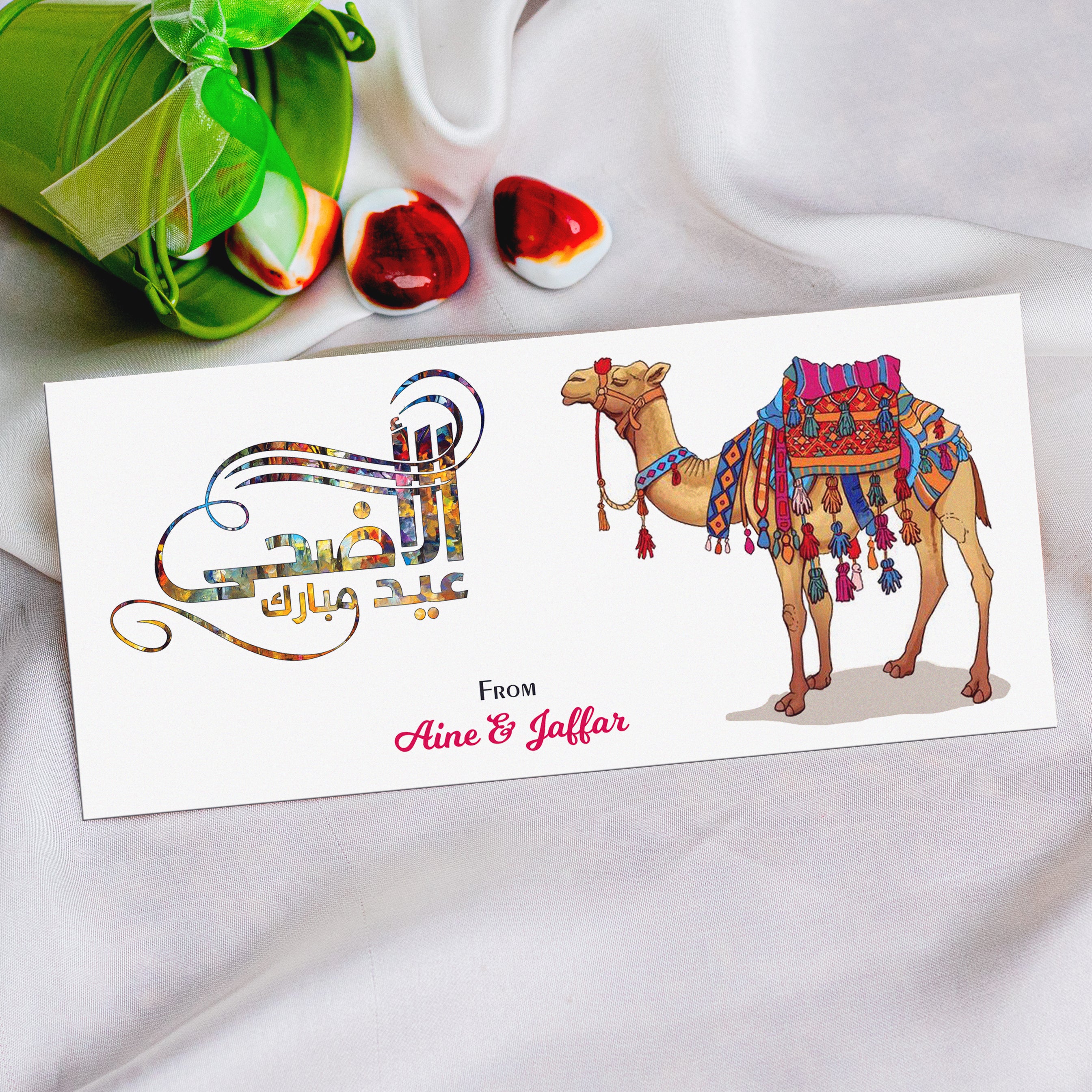 Camel Printed Eid-ul-Adha Colorful Envelope