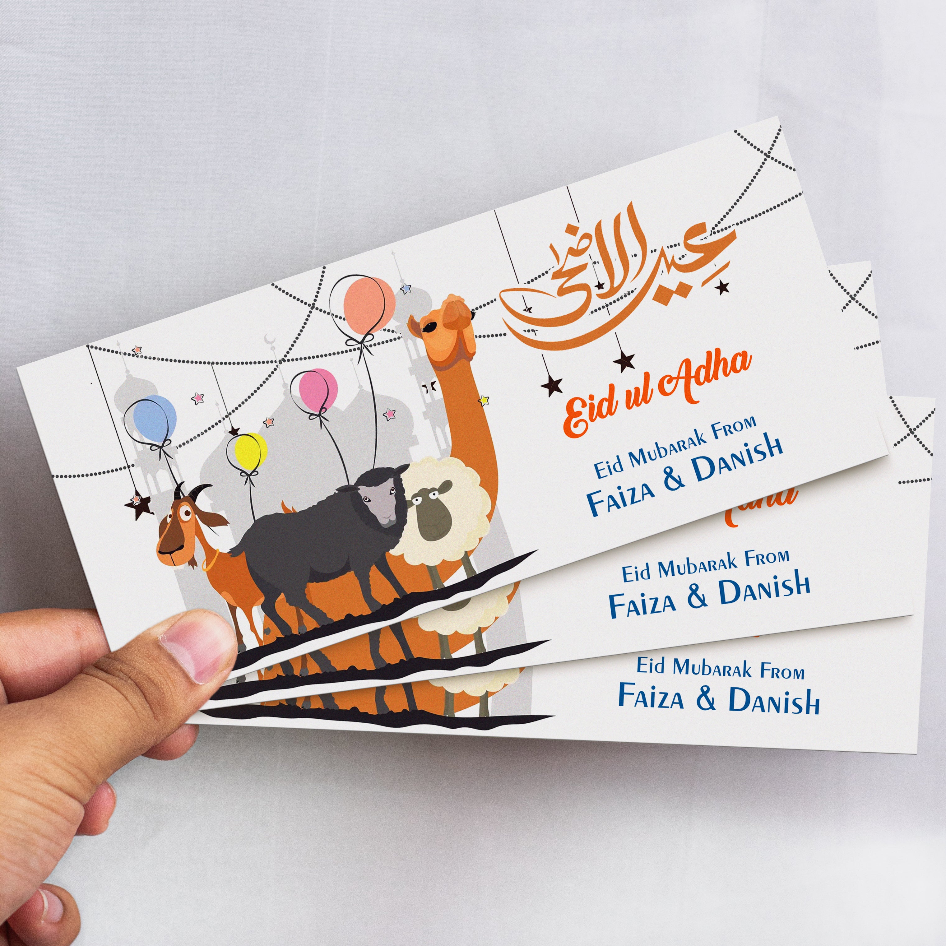 Eid-ul-Adha Colorful Printed Envelope