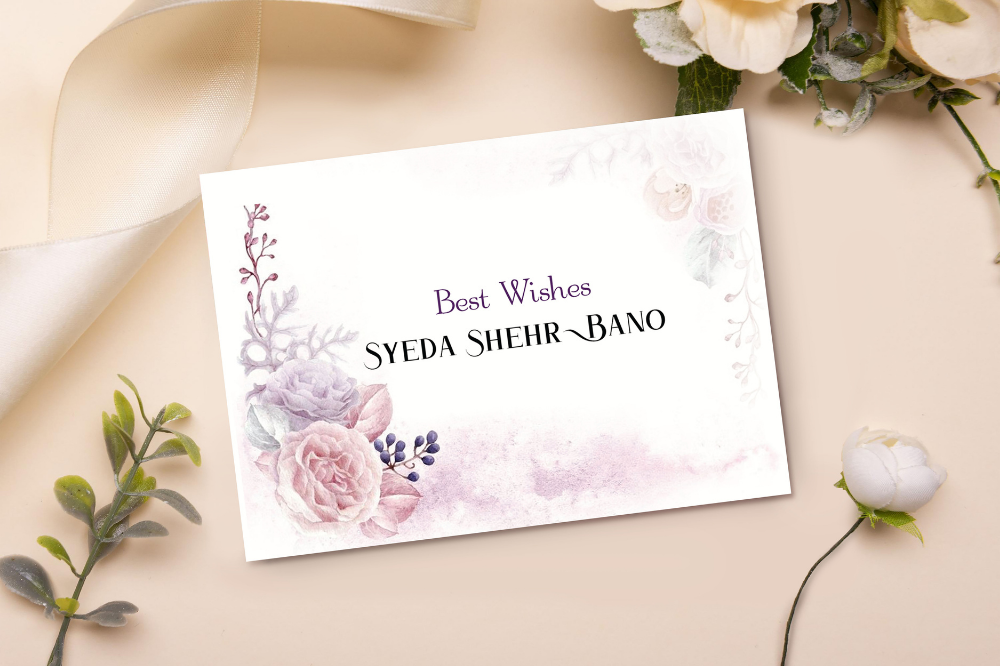 Vintage Flower Gift Card