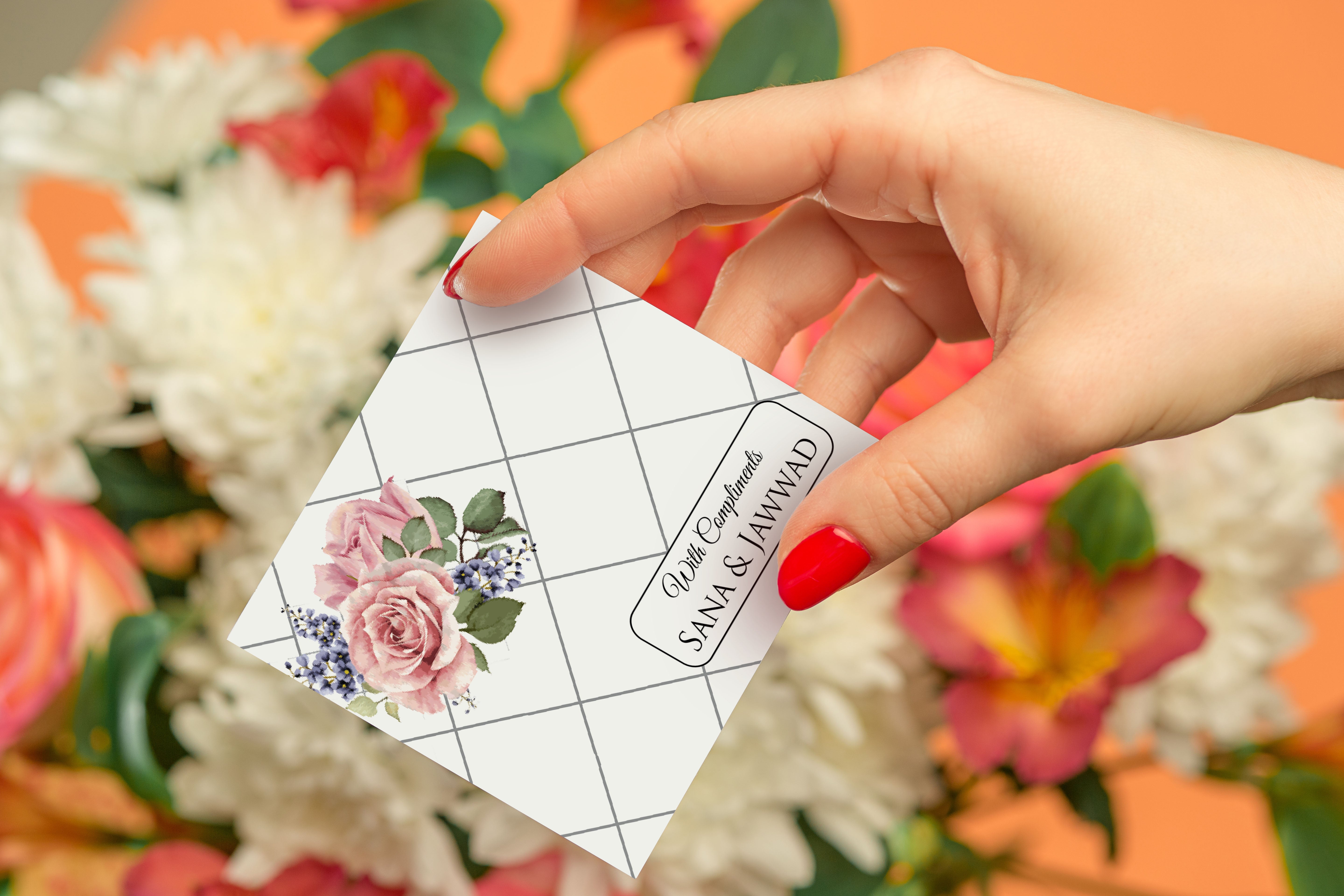 Checked Bloom Gift Card