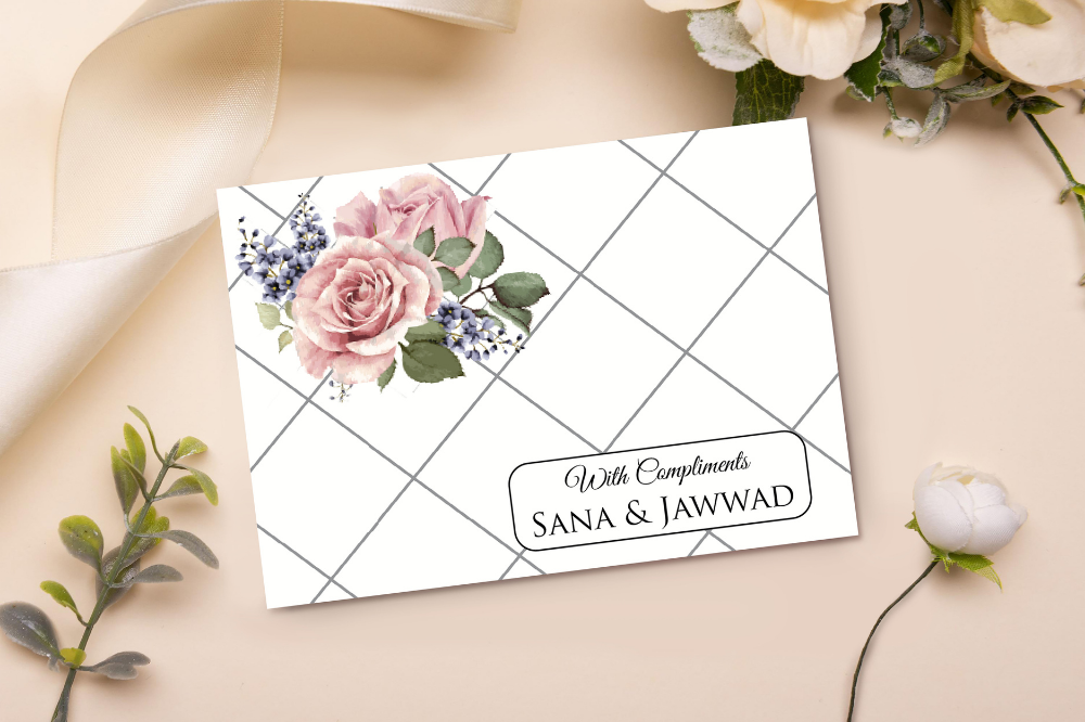 Checked Bloom Gift Card