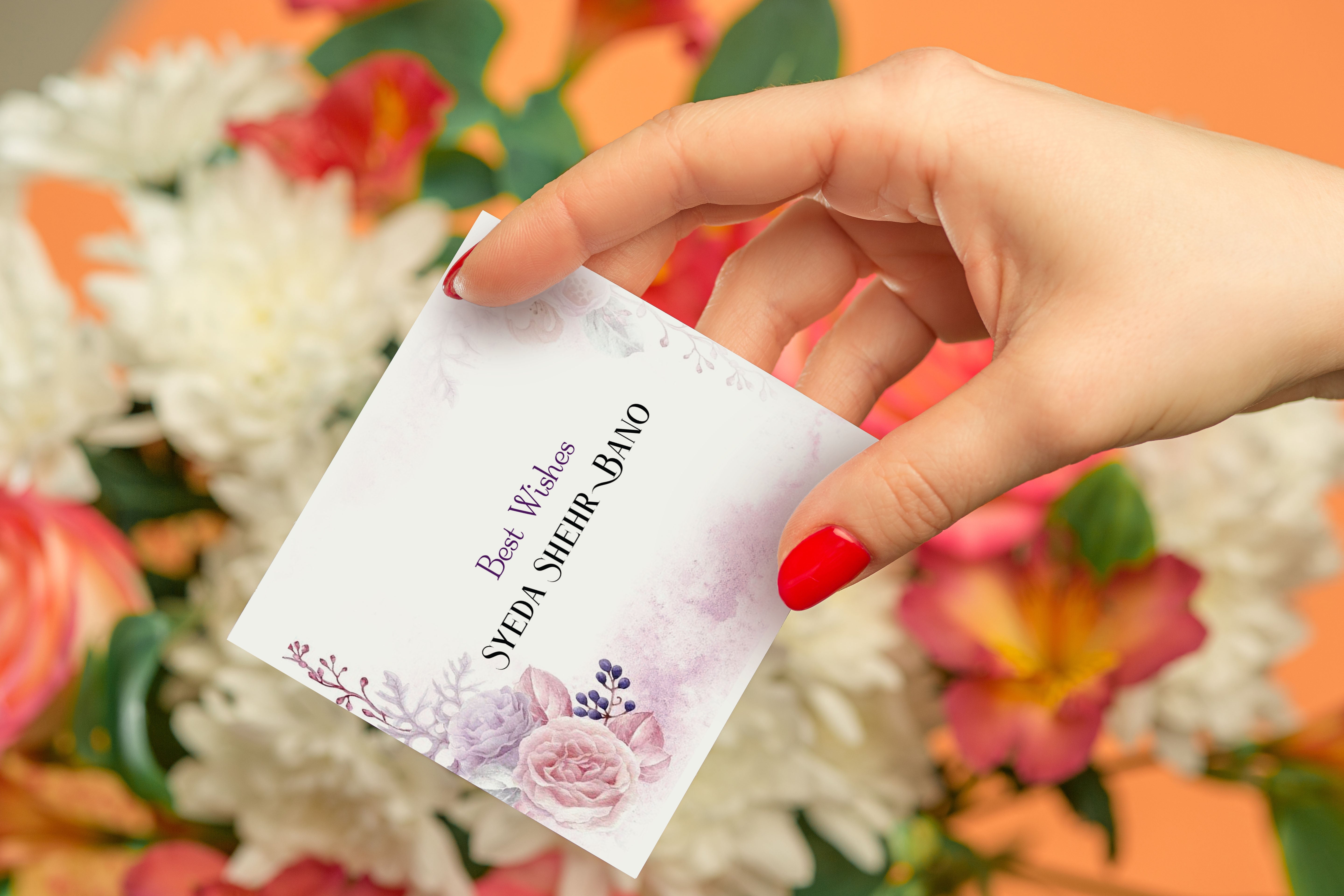 Vintage Flower Gift Card
