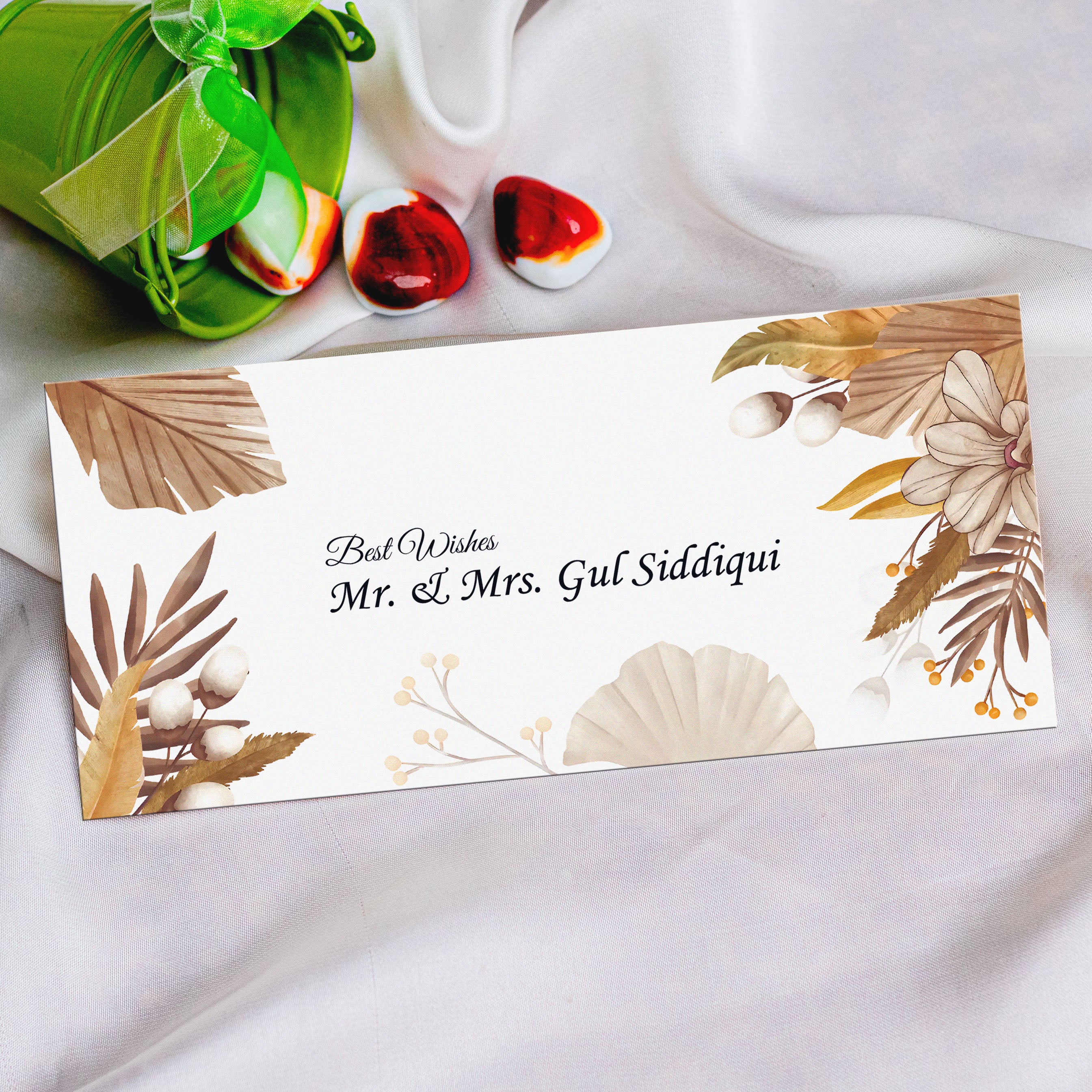 Rustic Petals Envelope