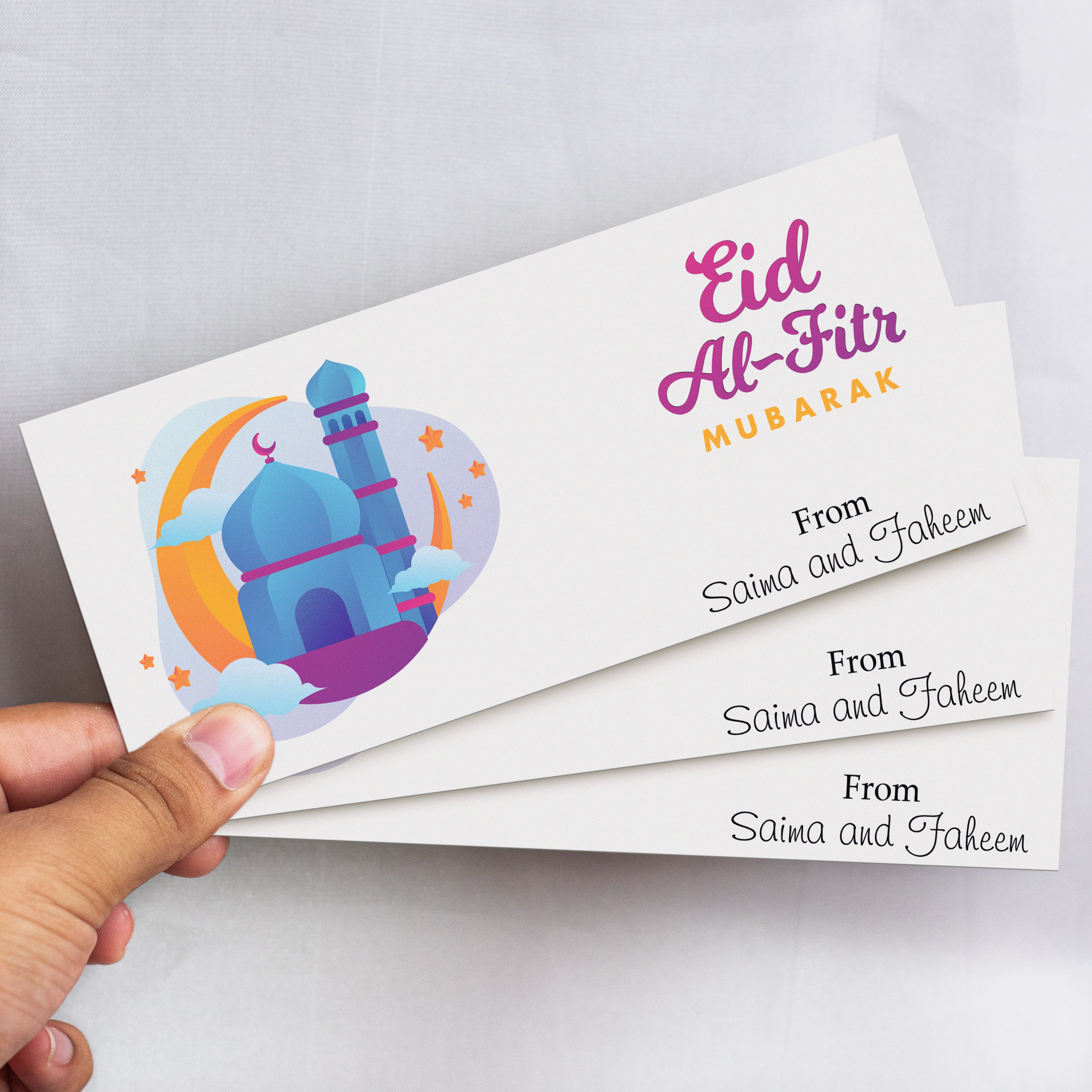Eid Al Fitar Mosque Print Envelope