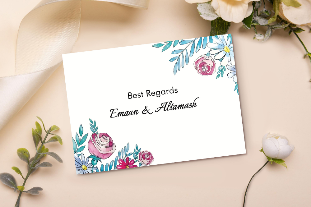 Frosted Florals  Gift Card