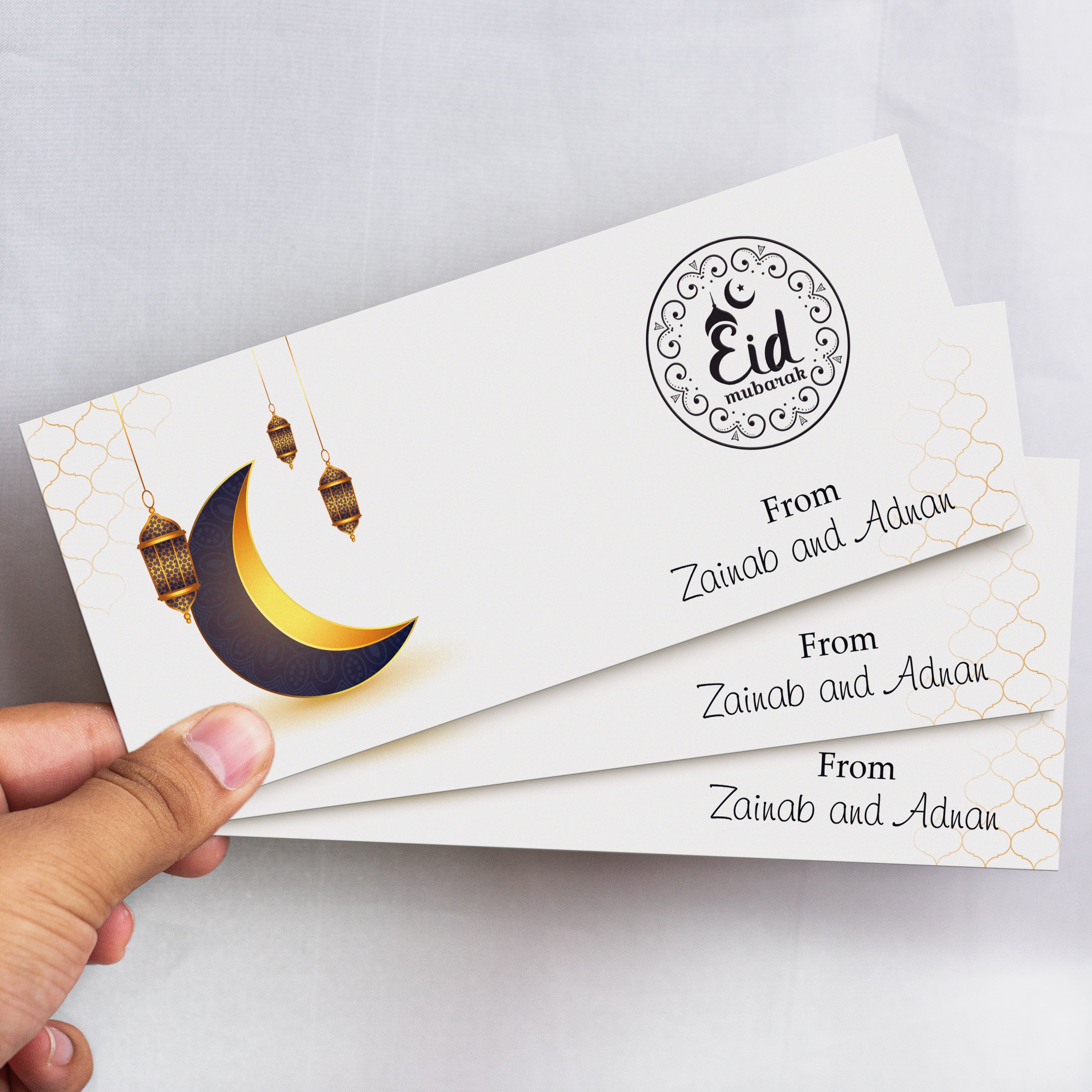Simple And Elegant Eid Mubarak Envelope