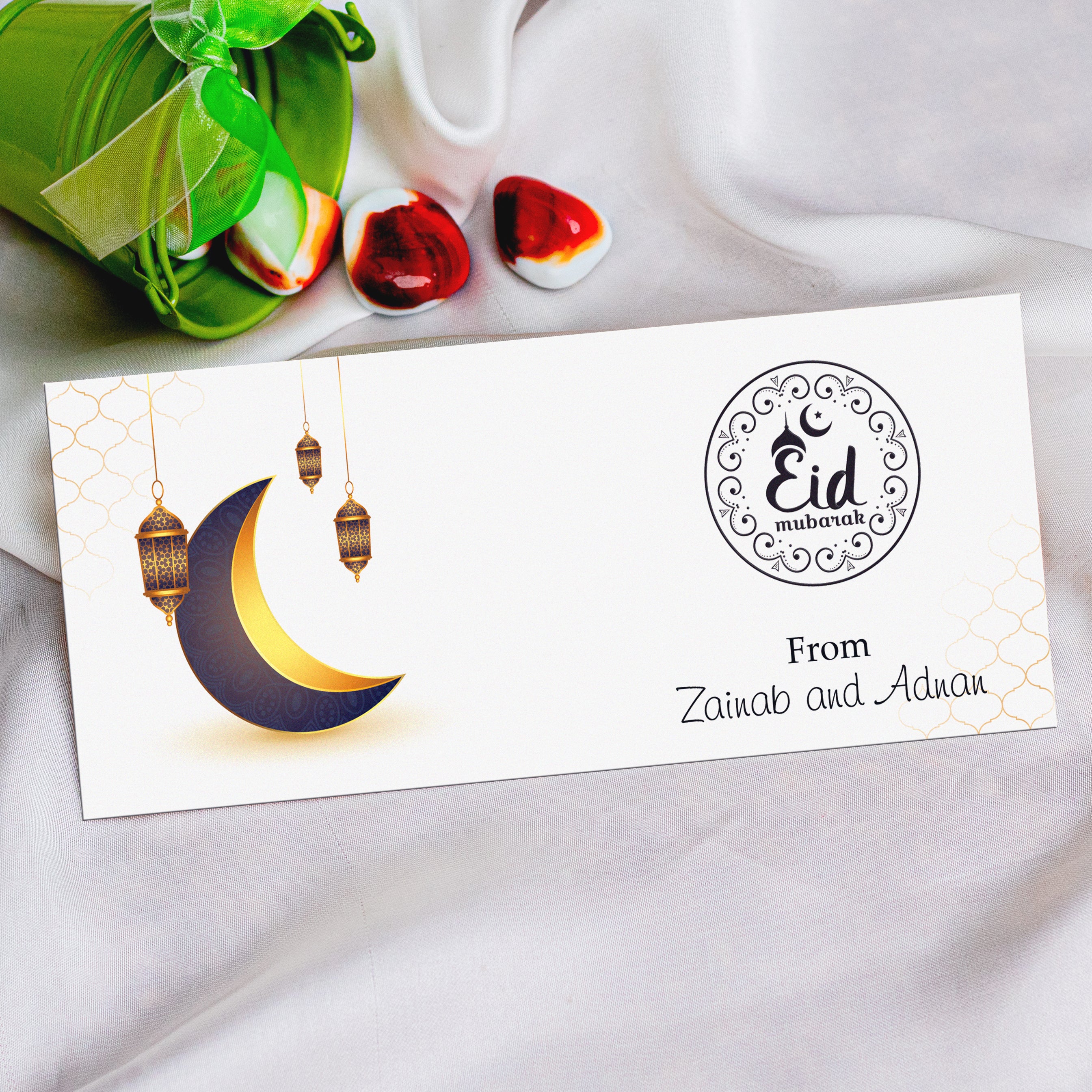 Simple And Elegant Eid Mubarak Envelope