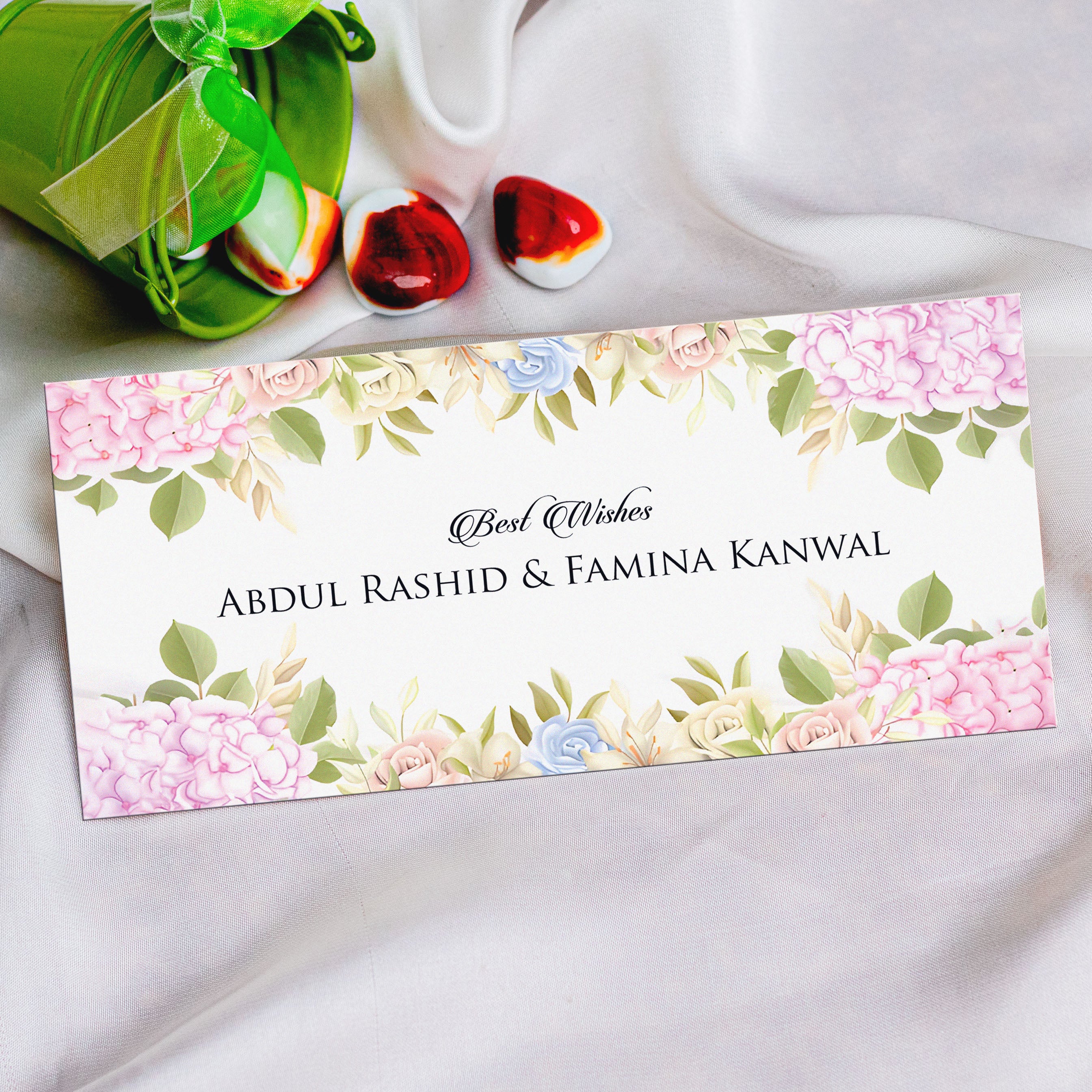 Floral Notes Envelope