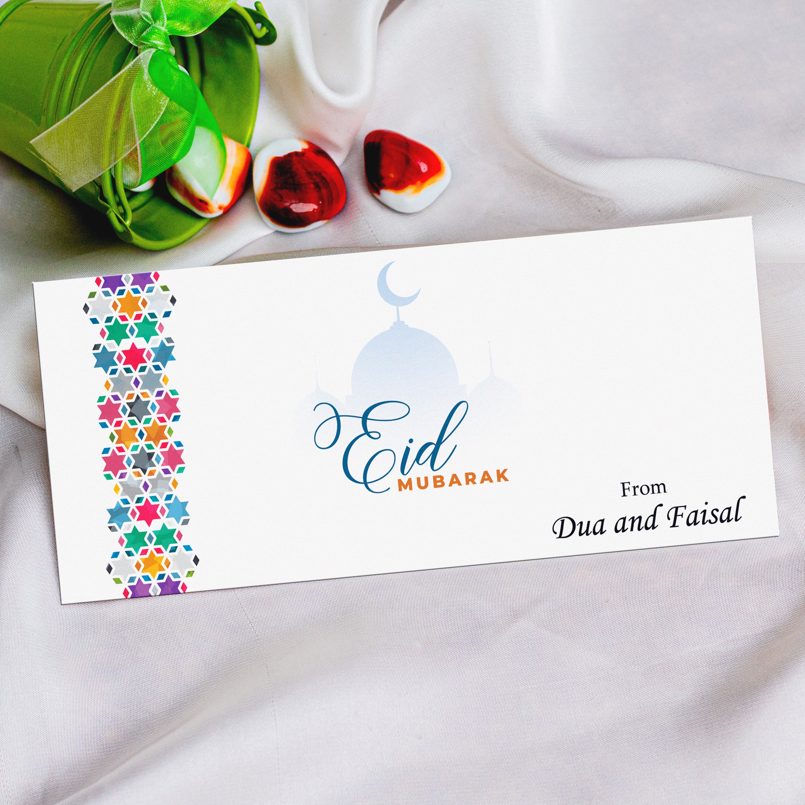 Simple and Elegant Eid Mubarak Envelopes