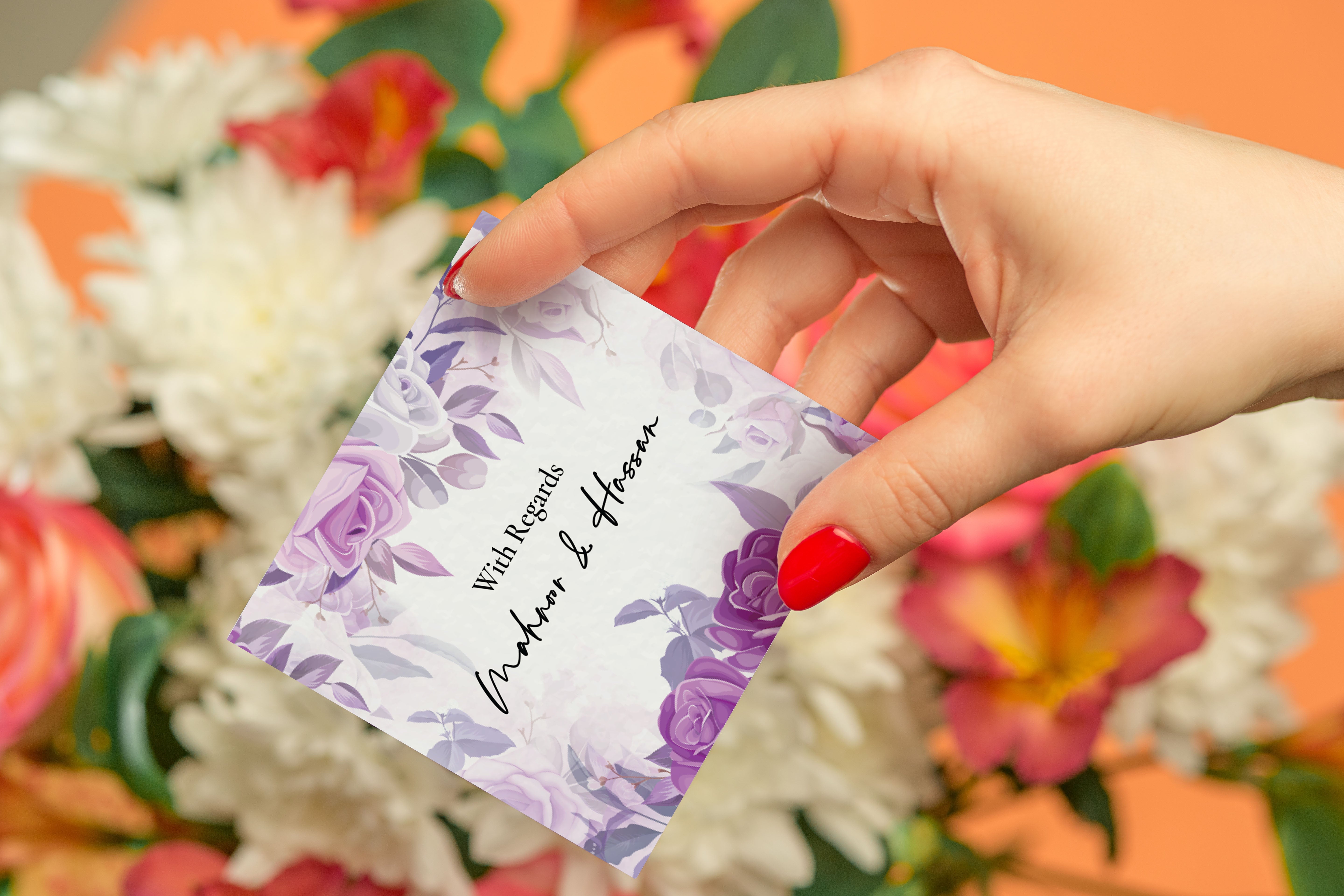 Amethyst Petals Gift Card