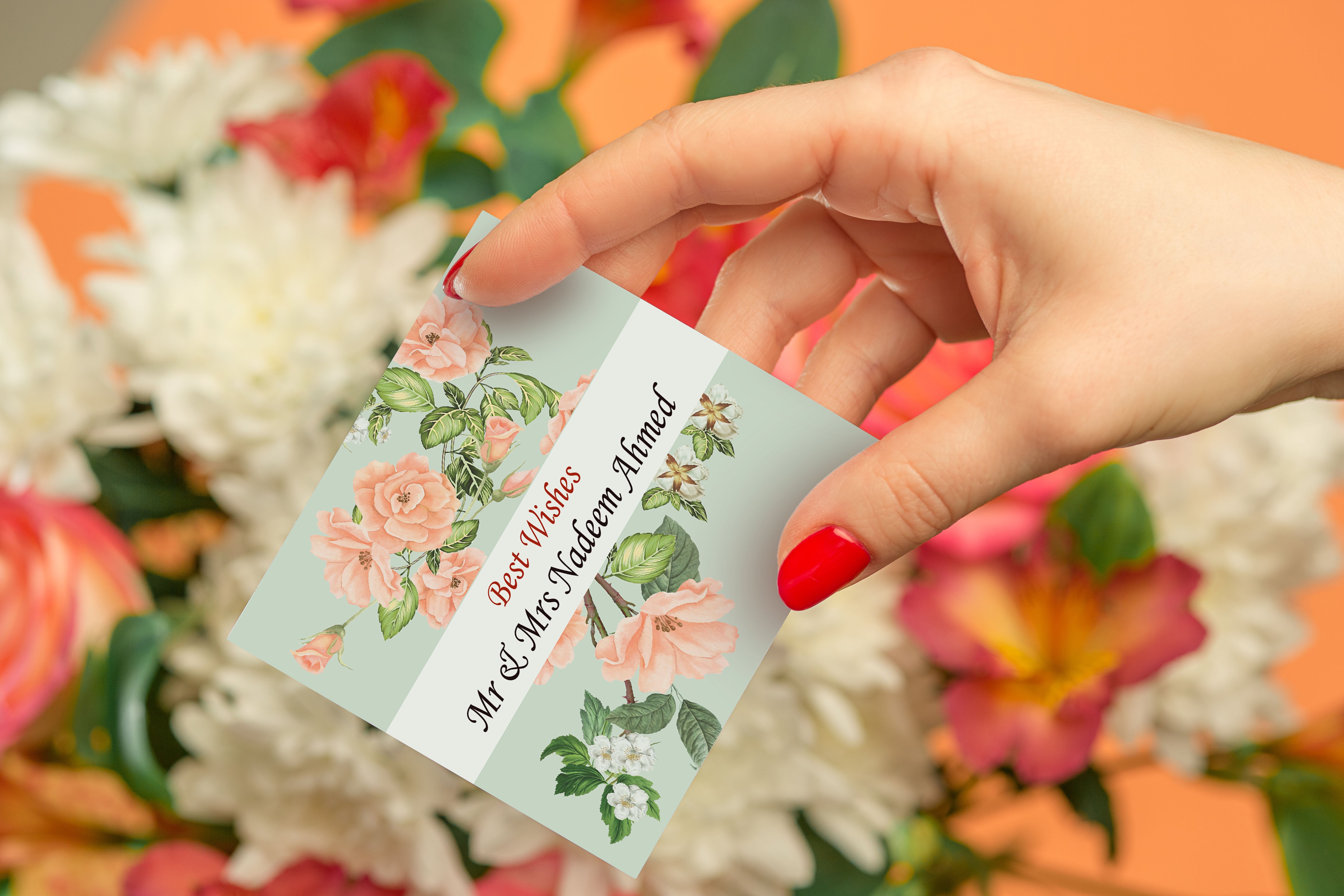 Peach Flower Gift Card