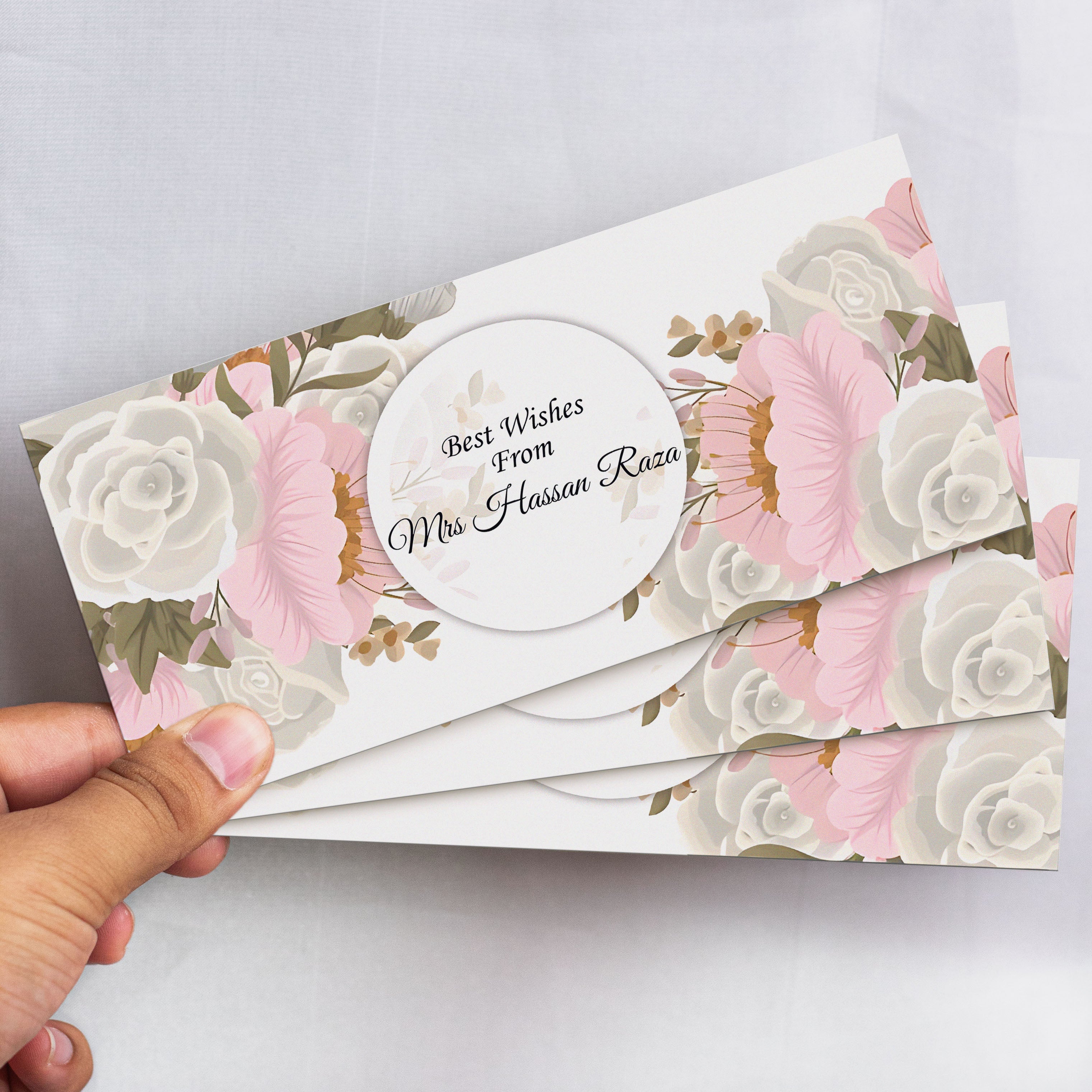 Ivory Blooms Envelope