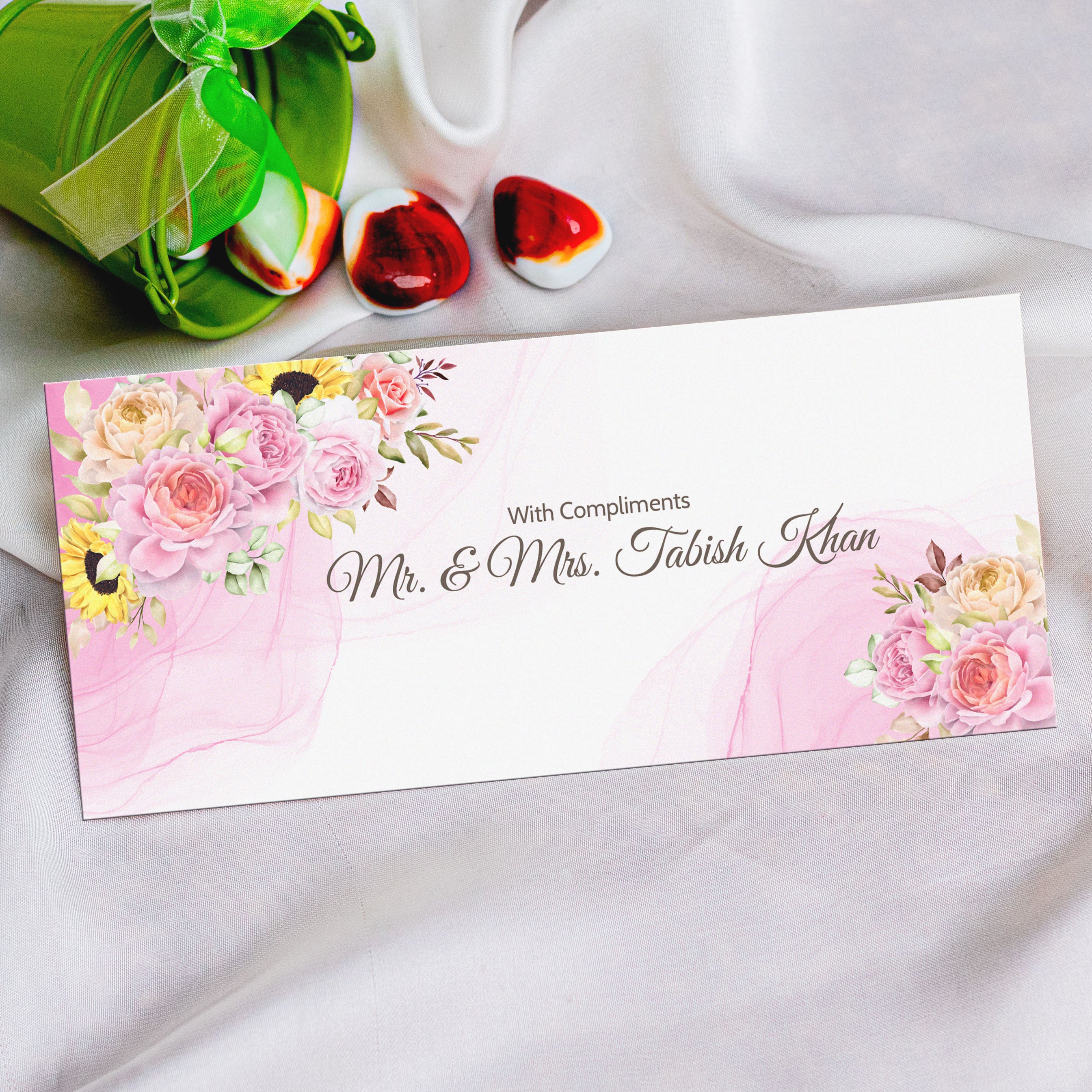 Hand Drawn Watercolor Roses Bouquet