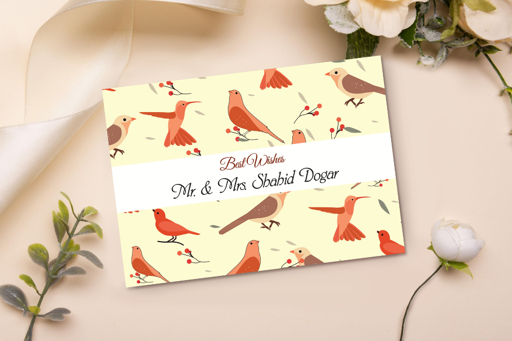Feather Note Gift Card