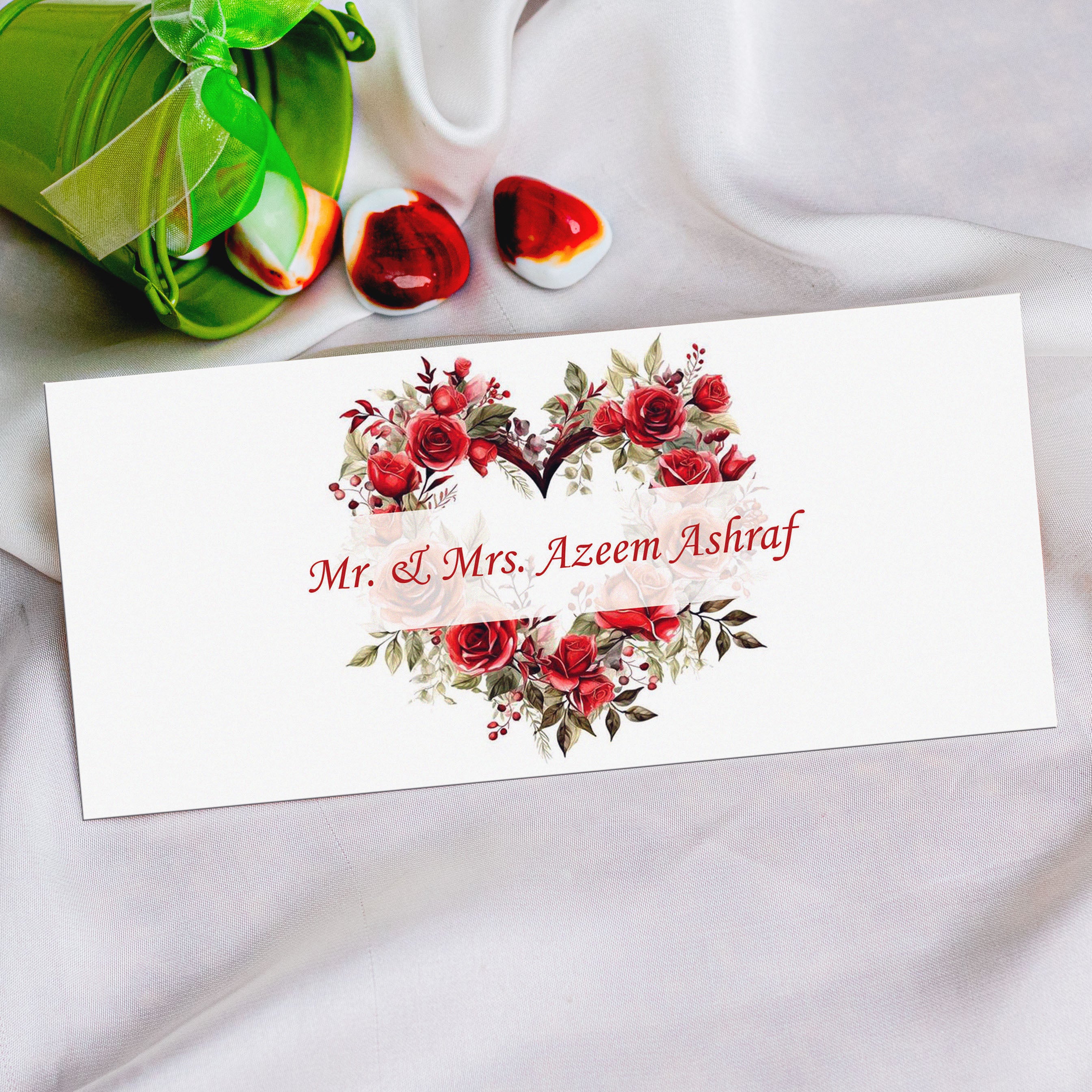 Floral Heart Envelope