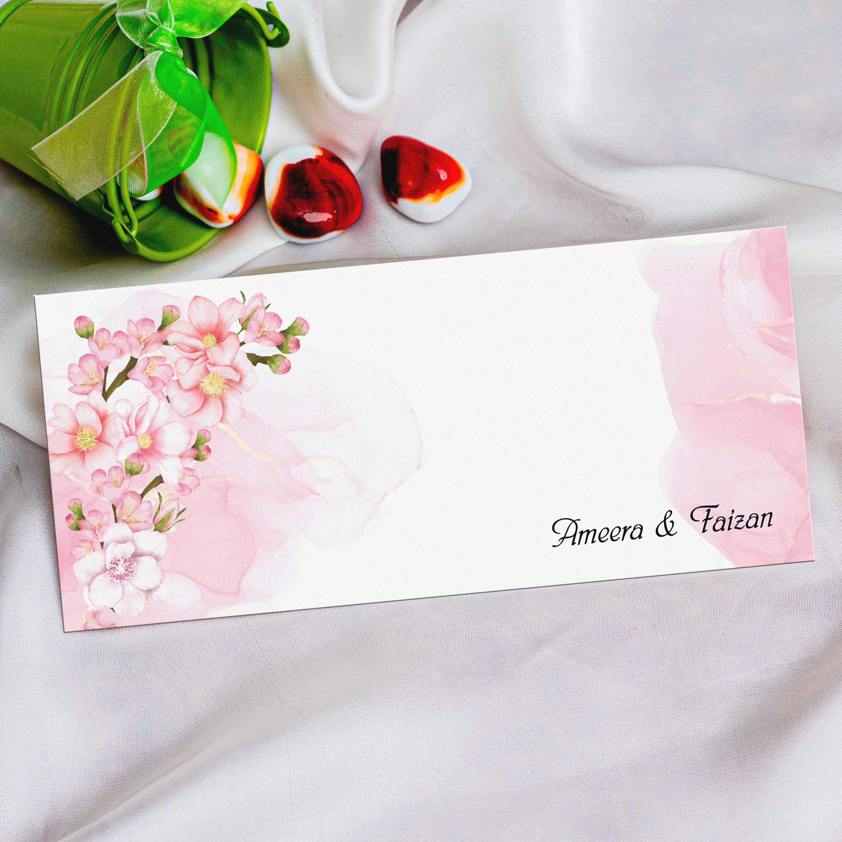 Cherry Blossom Flowers Envelope