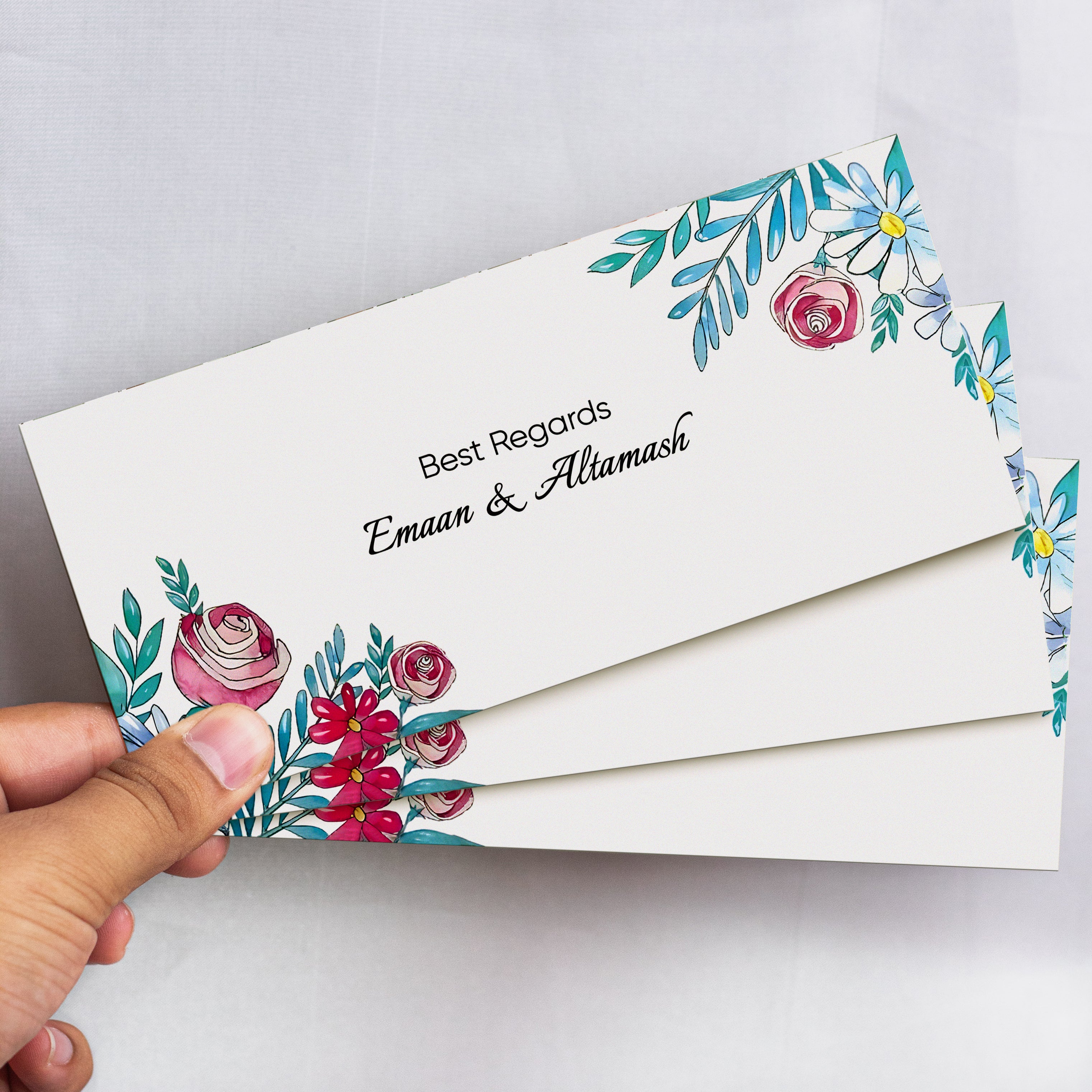 Frosted Florals Envelope