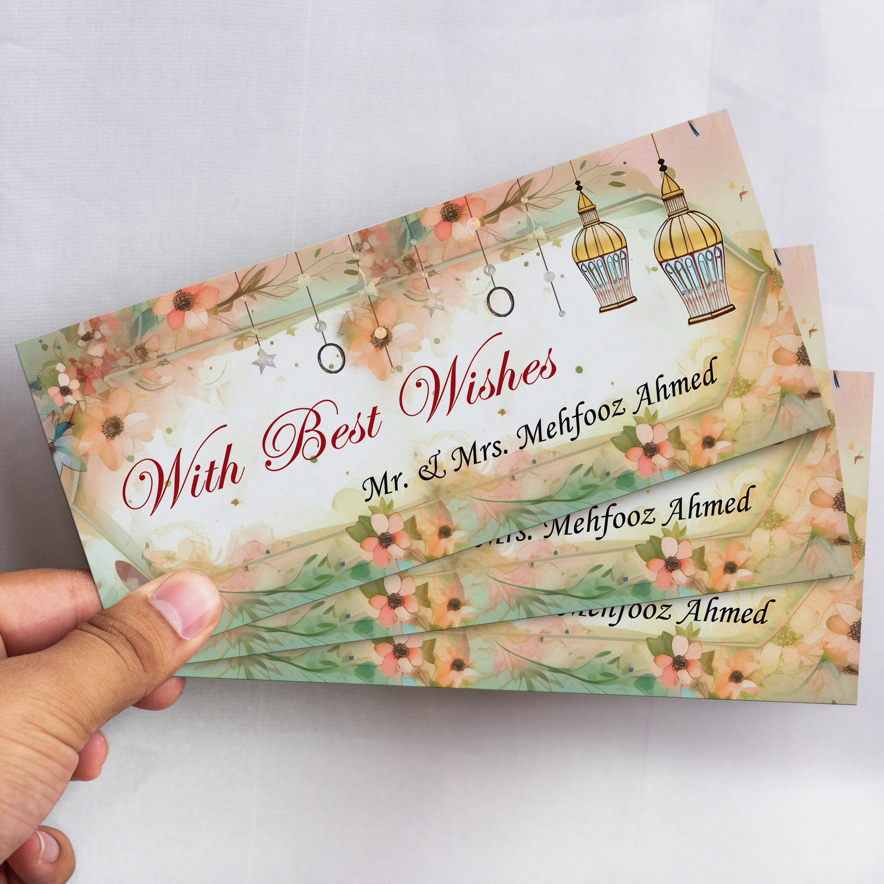 Luxurious Best Wishes Envelope