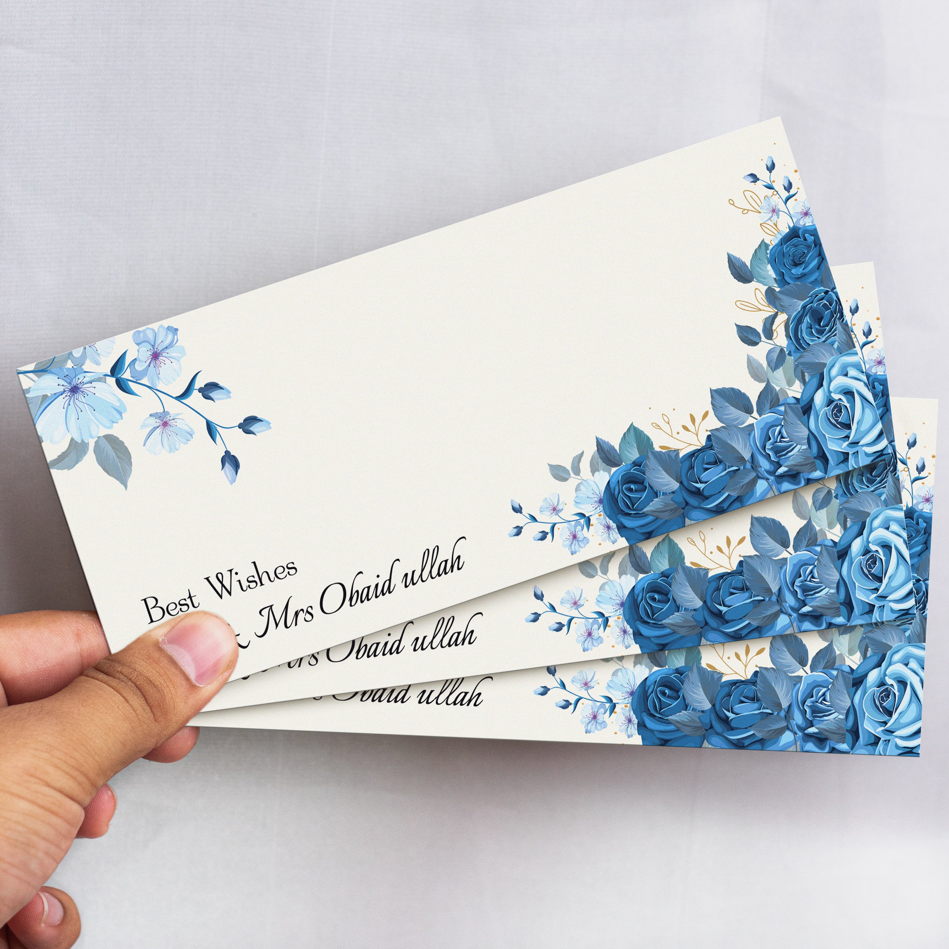 Roses Floral Best Wishes Envelope