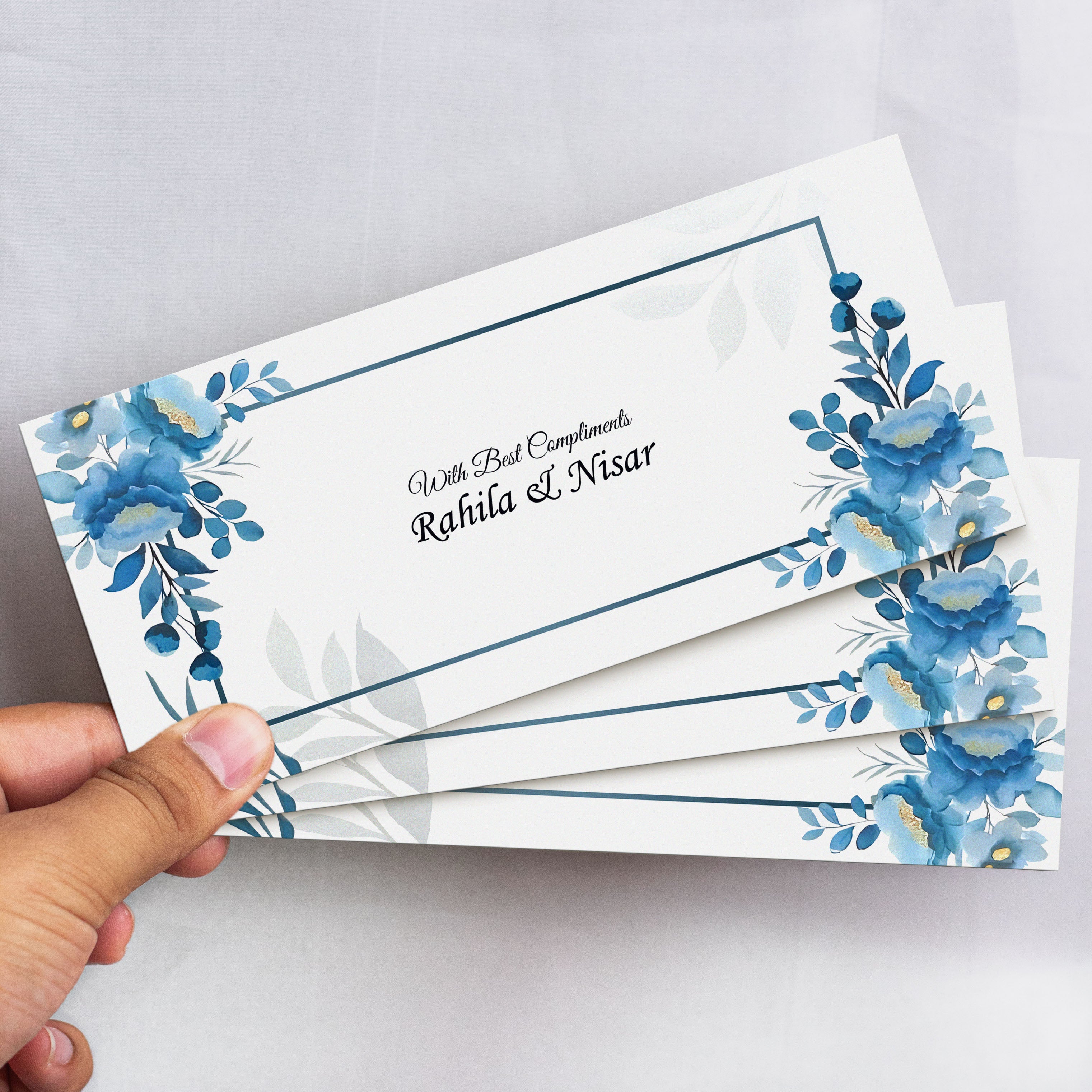 Sapphire Florals Envelope