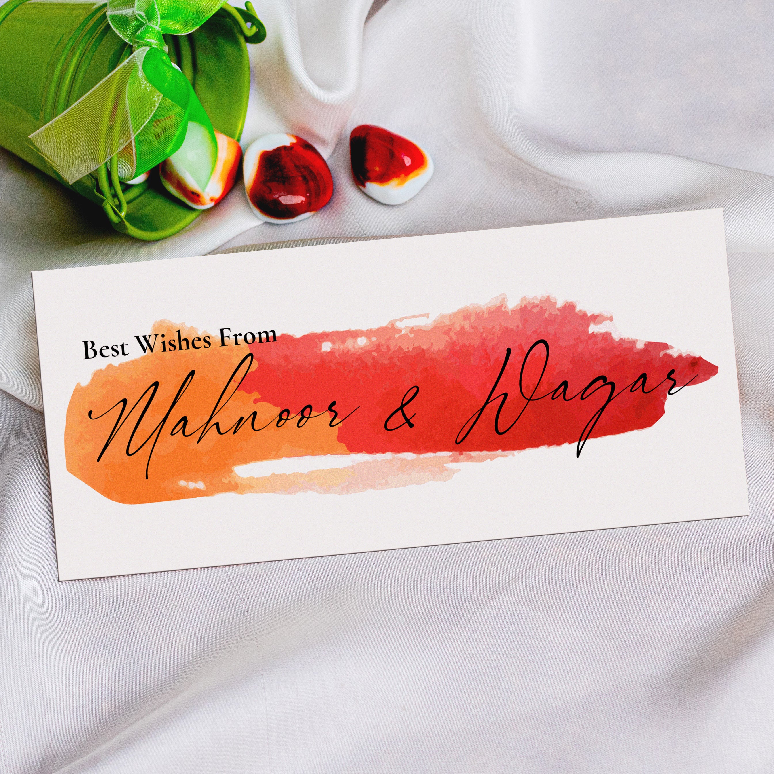 Color Splash Printed Envelope