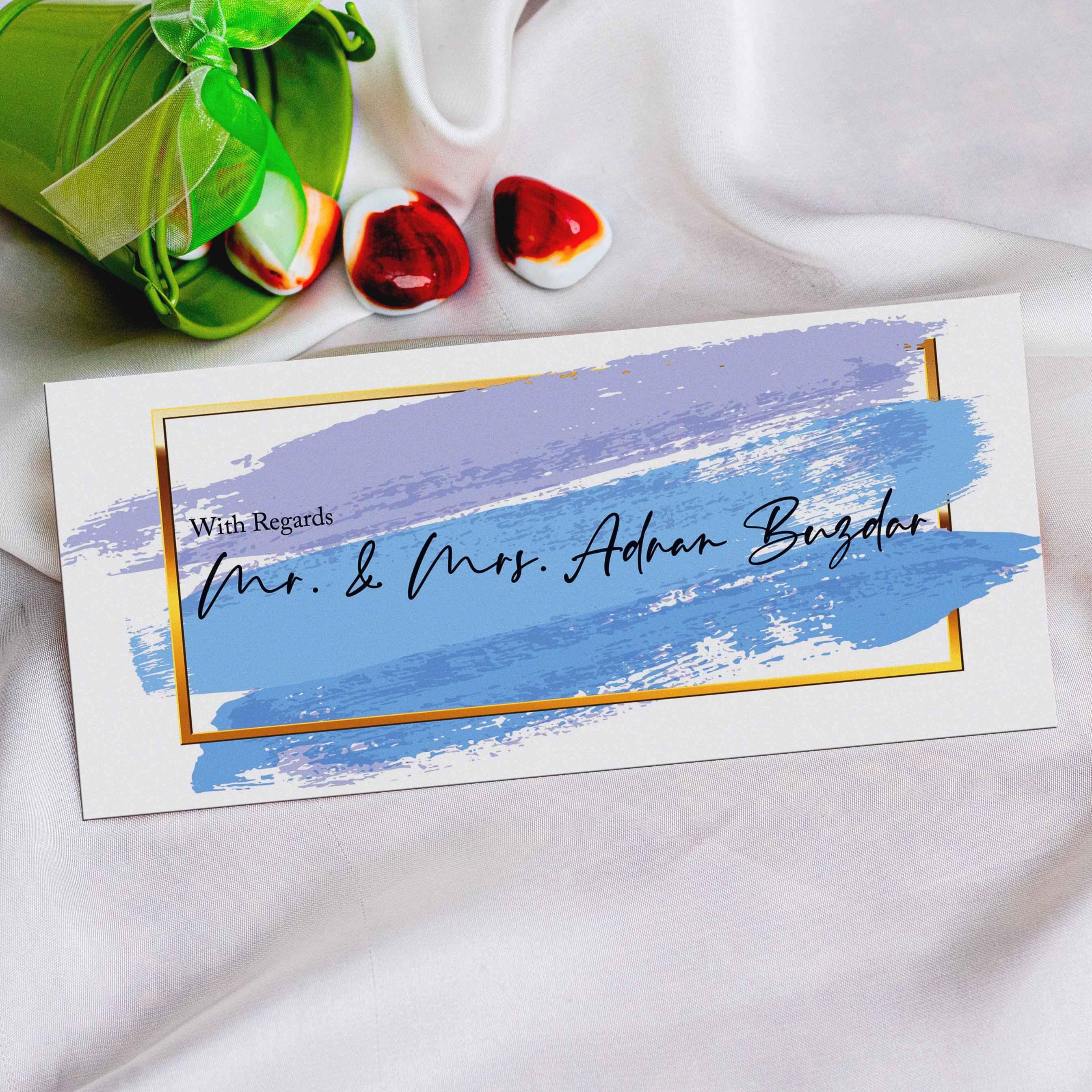 Color Splash With Border Envelope