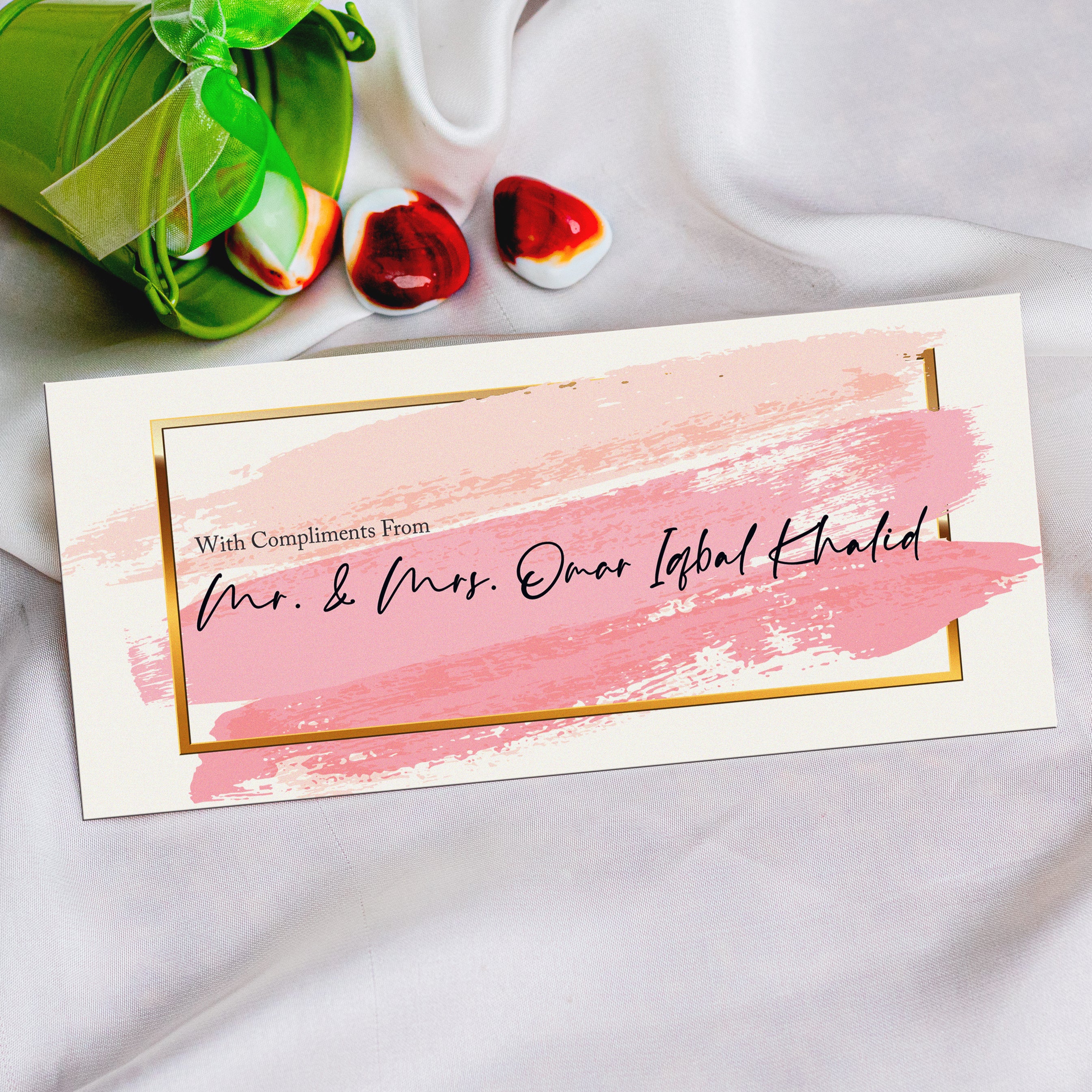 Color Splash With Border Envelope