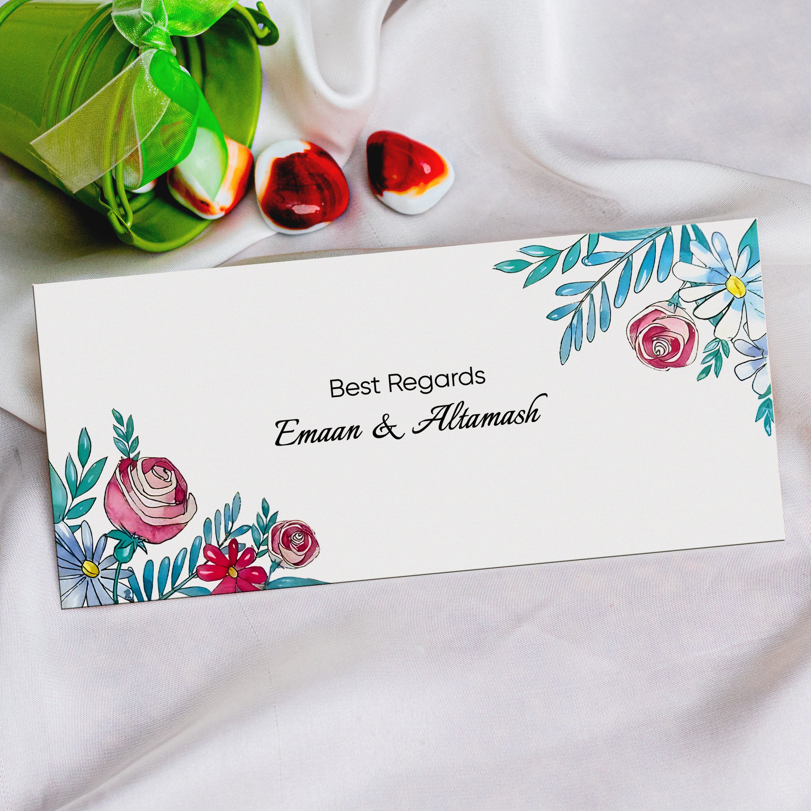 Frosted Florals Envelope