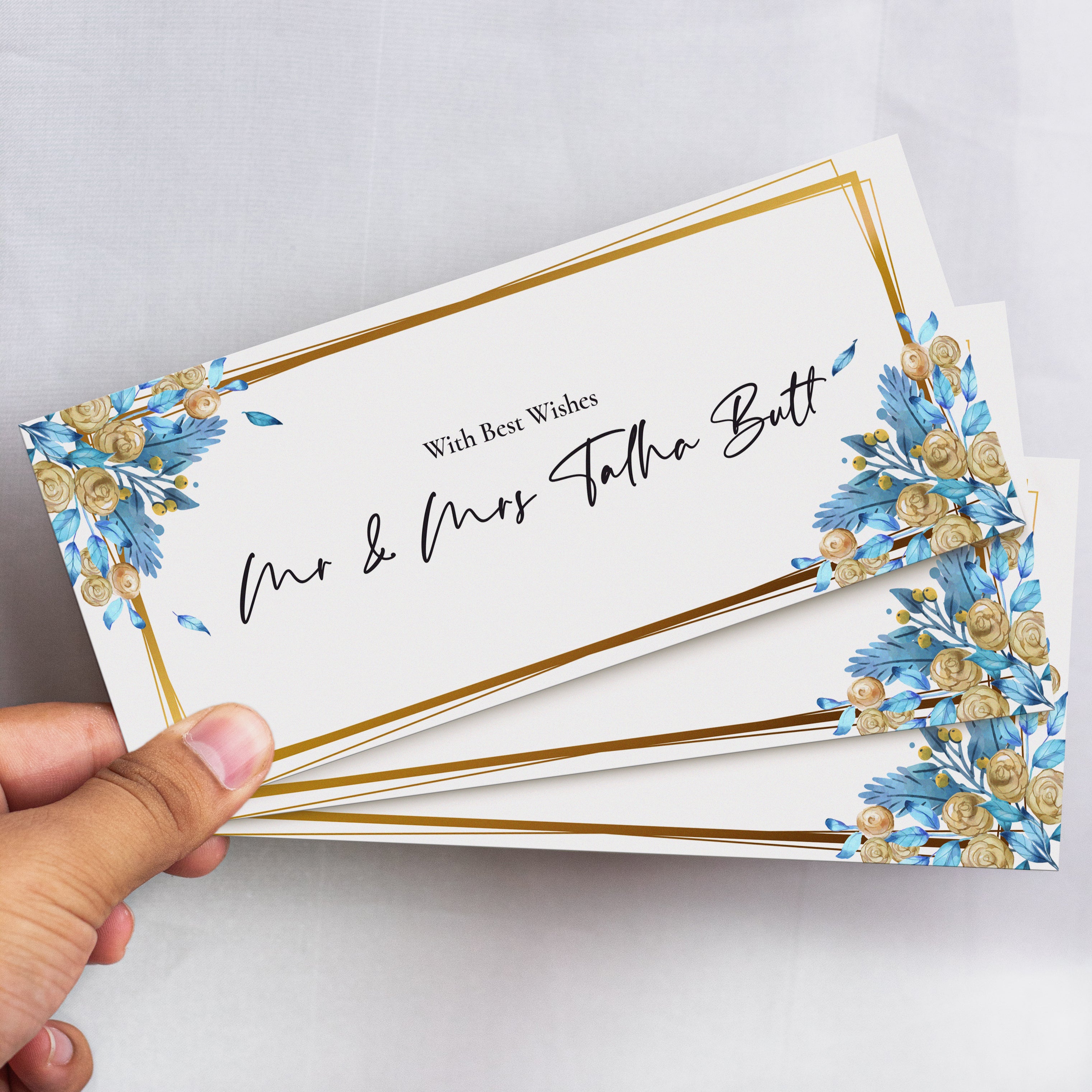 Blue Grace Envelope