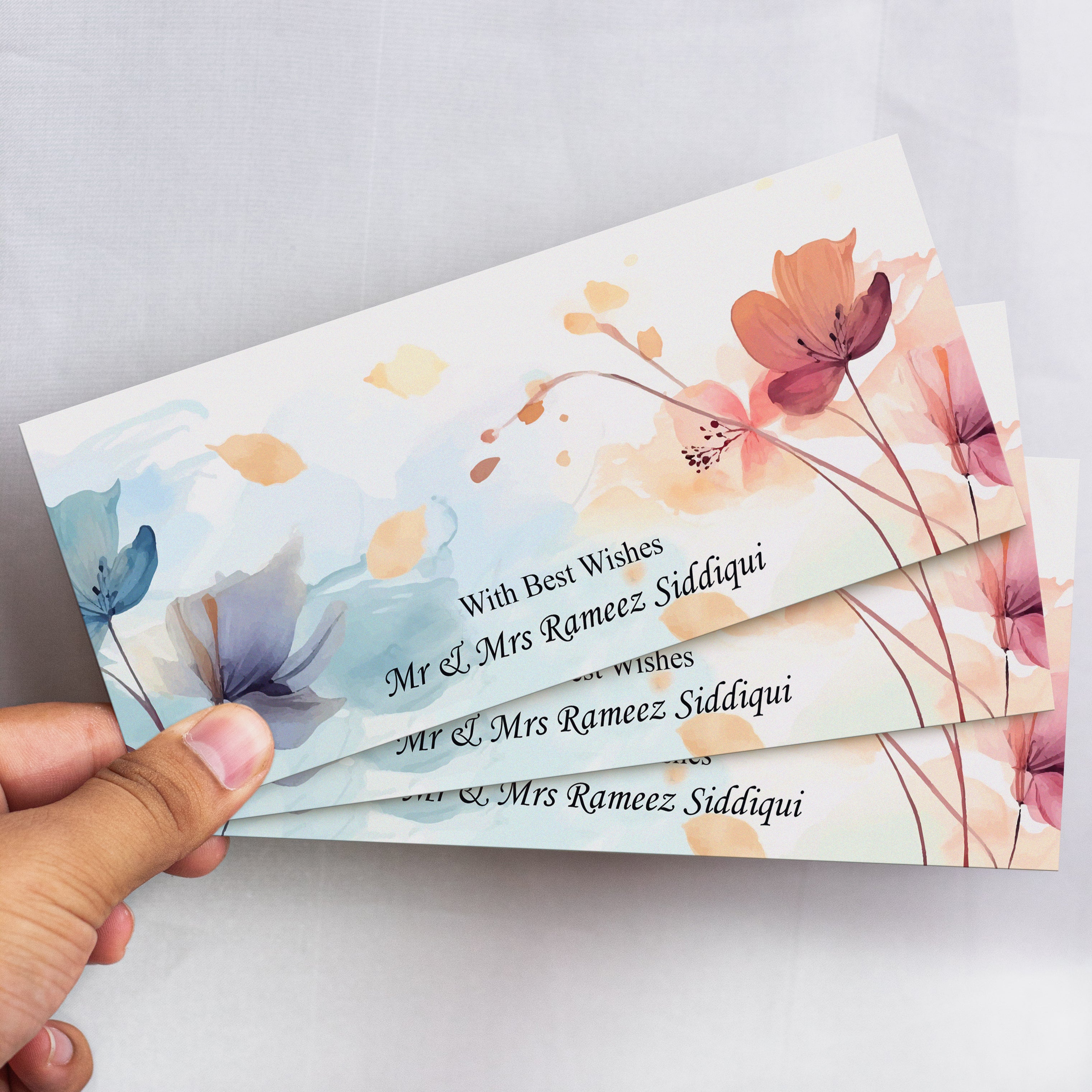 Floral Drift Envelope