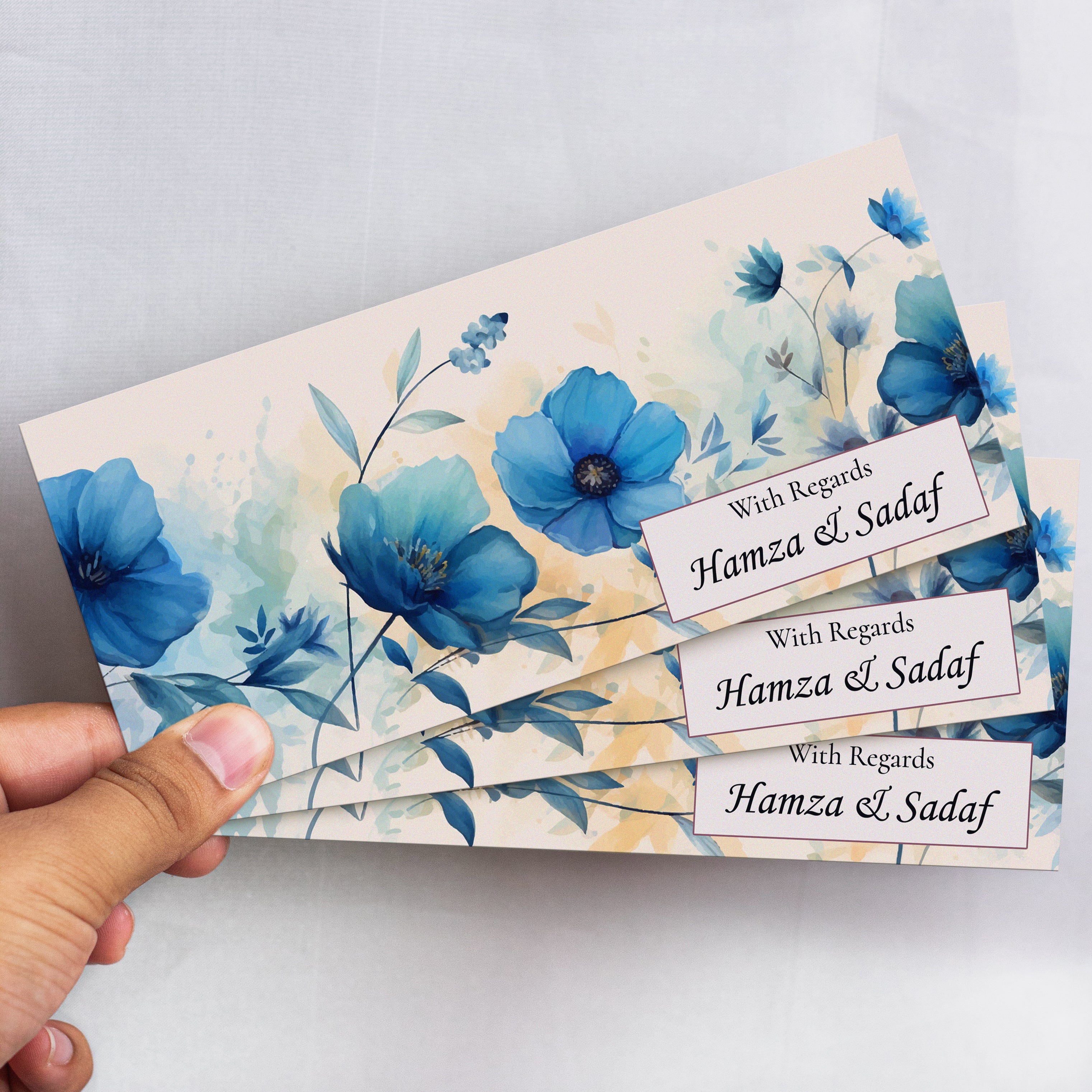 Dusty Blue Envelope