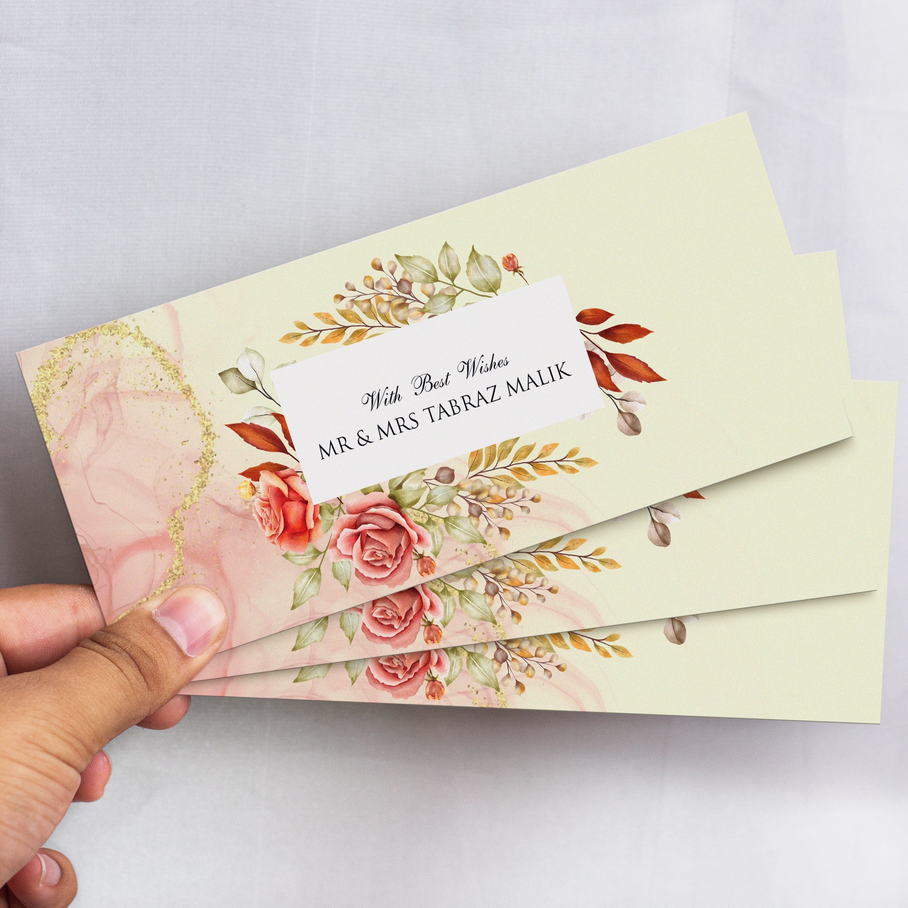 Peach Bloom Envelope