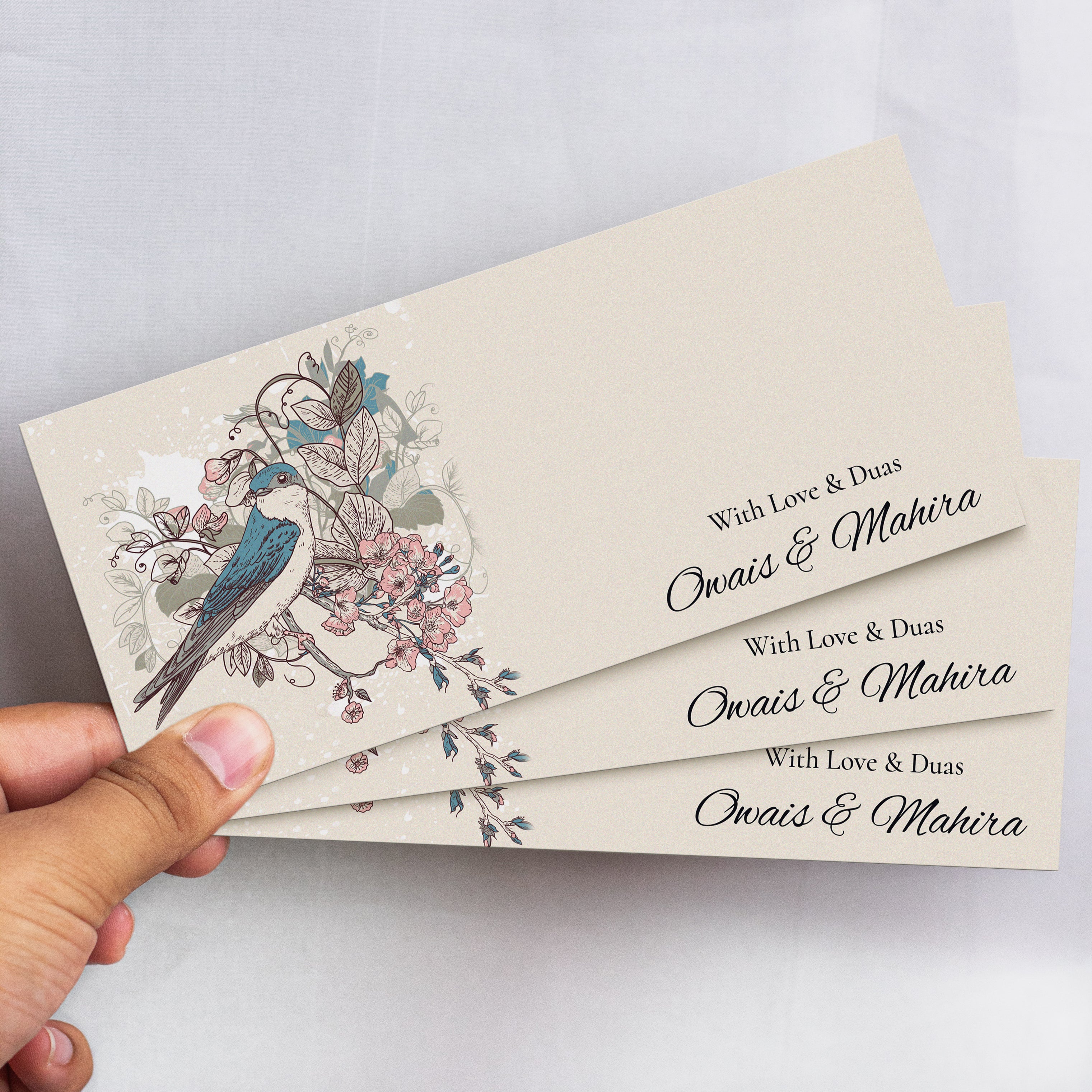 Feather Bloom Envelope