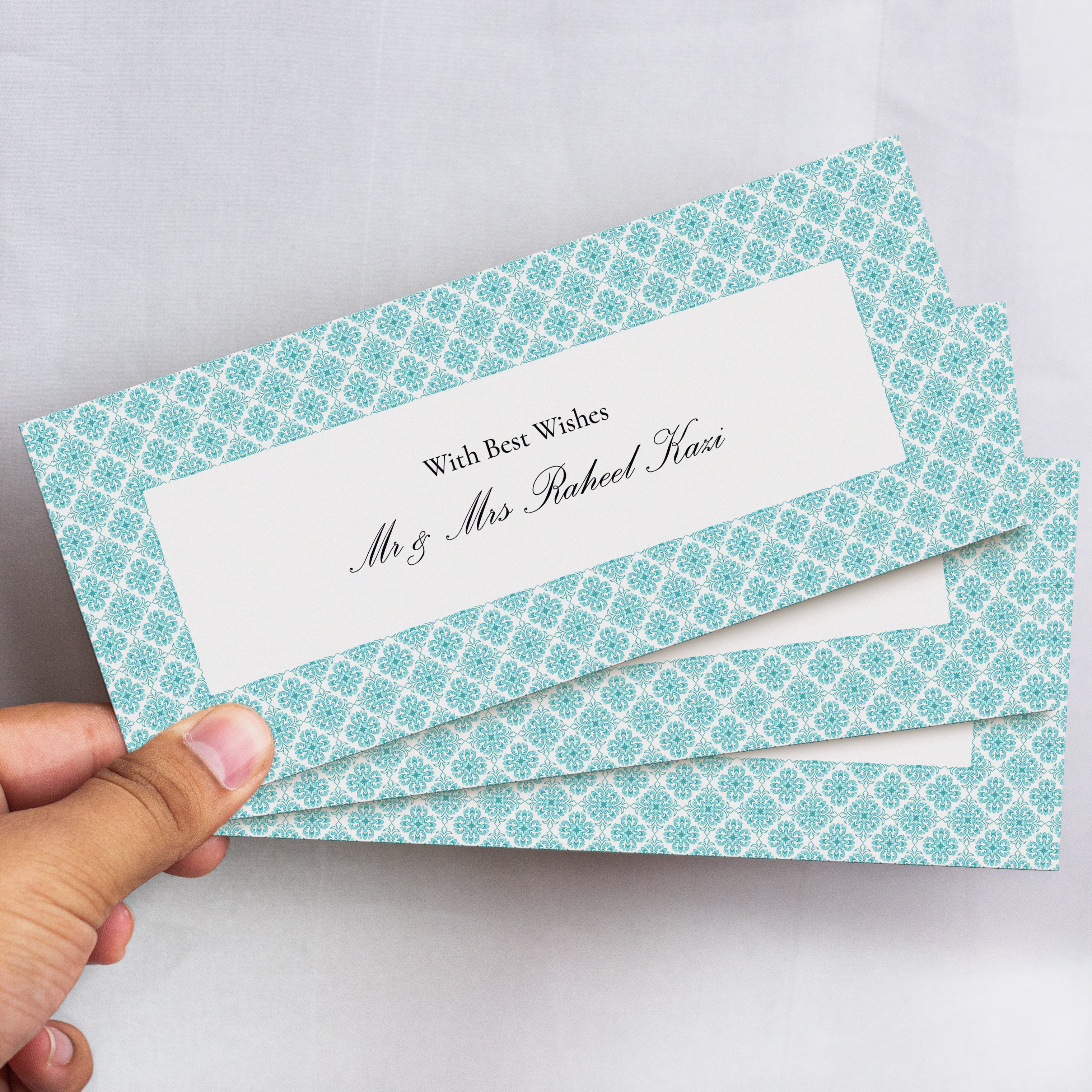 Teal Grace Envelope