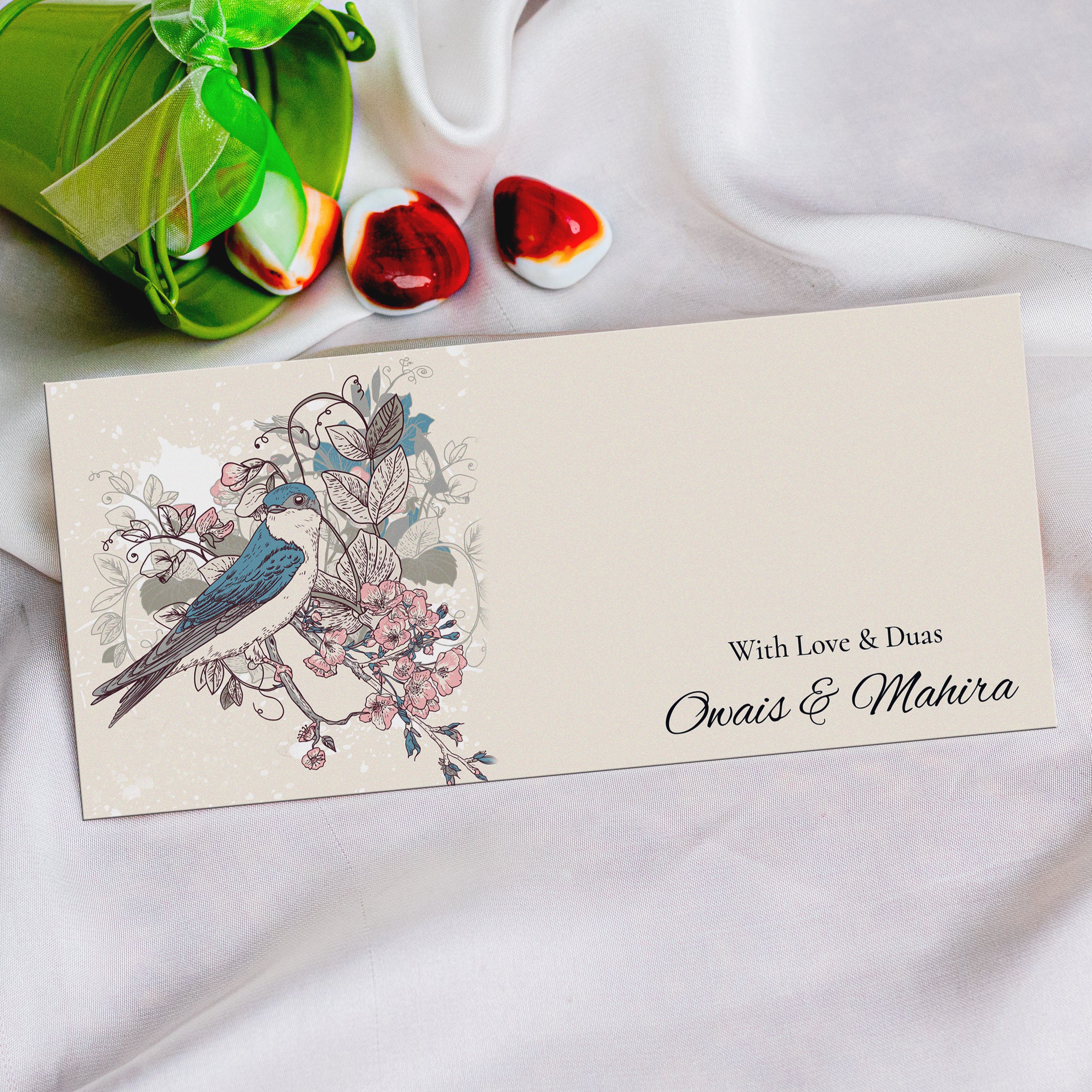 Feather Bloom Envelope
