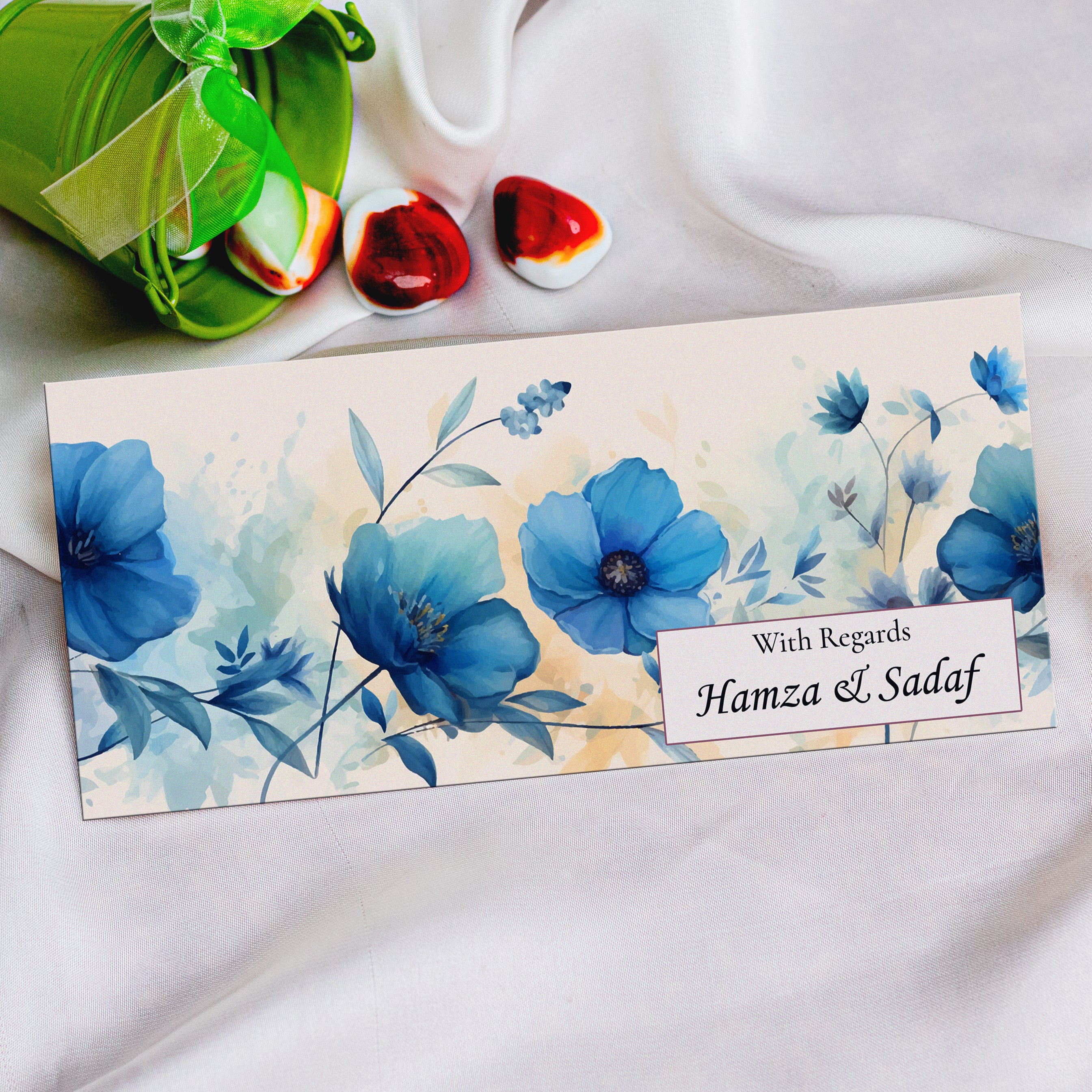 Dusty Blue Envelope